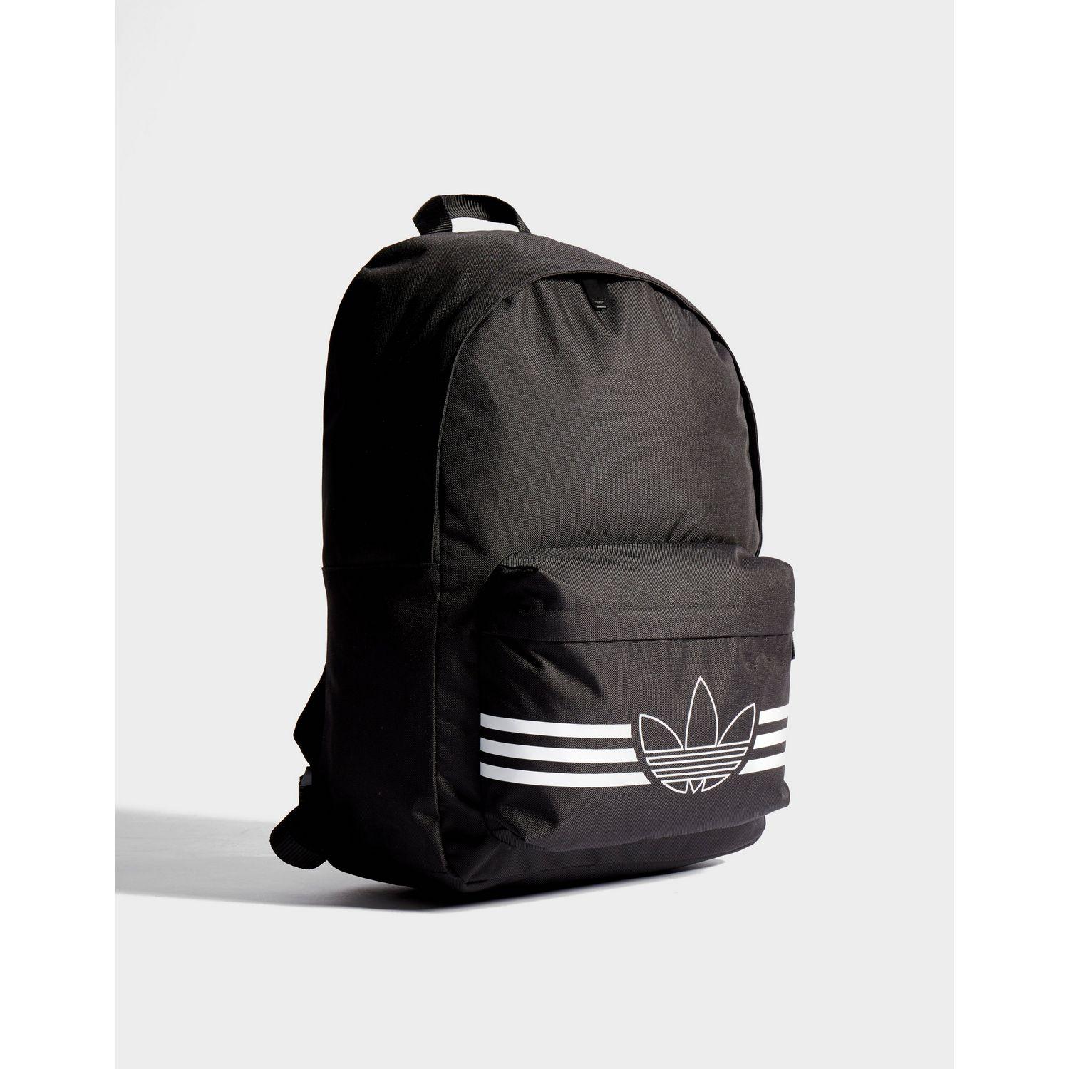 adidas originals sport backpack black white