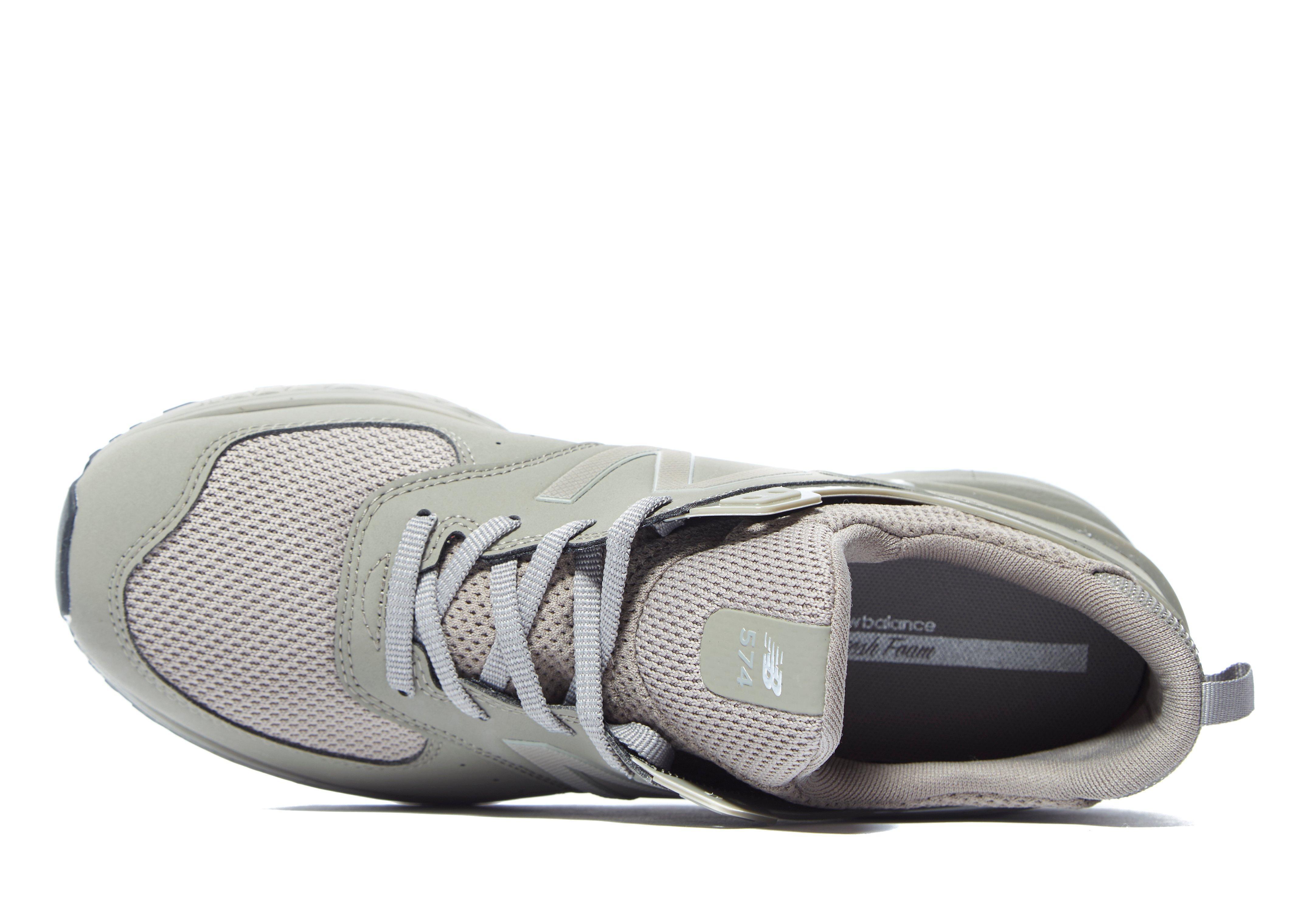 brown leather new balance 574