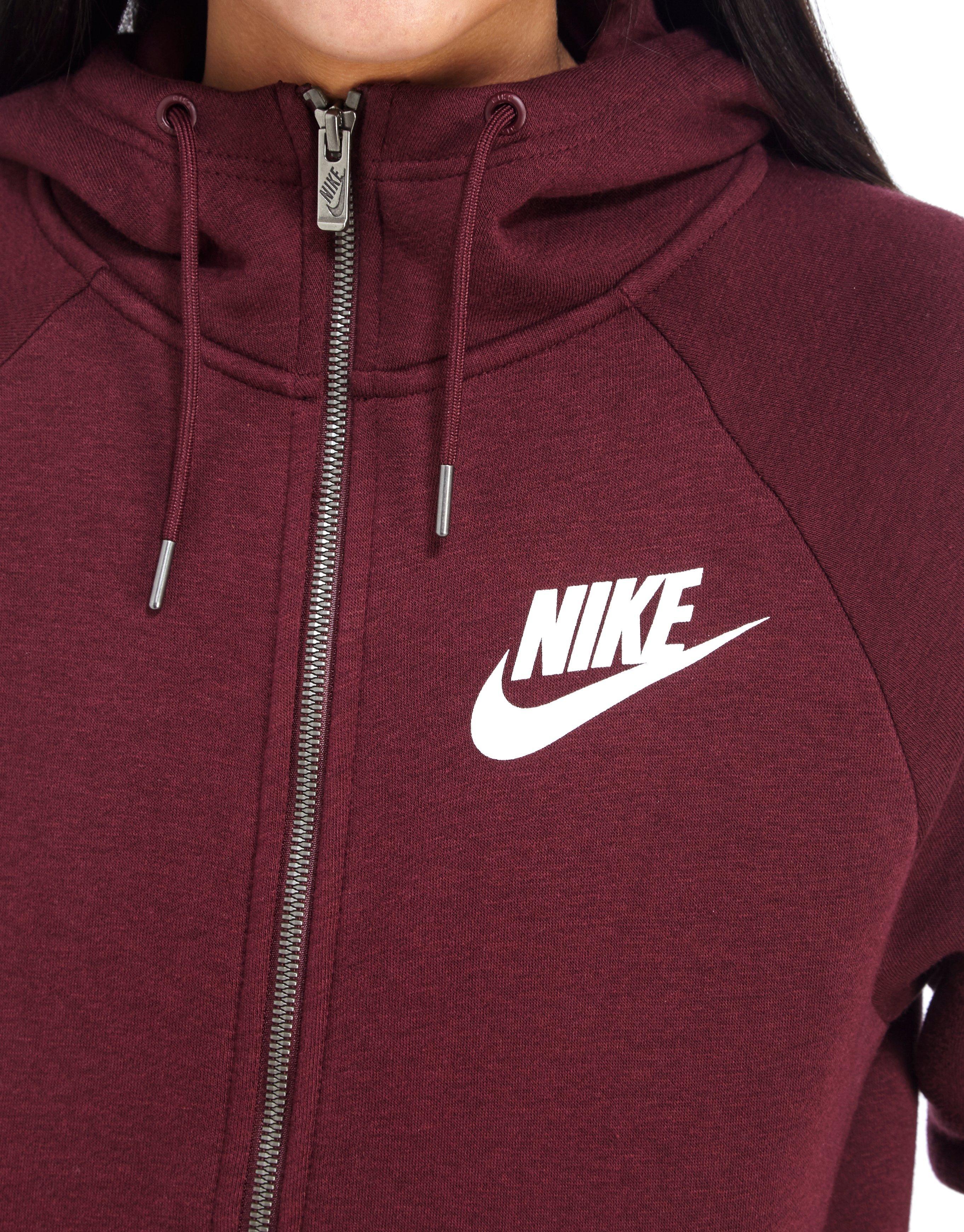 nike rally futura zip hoodie