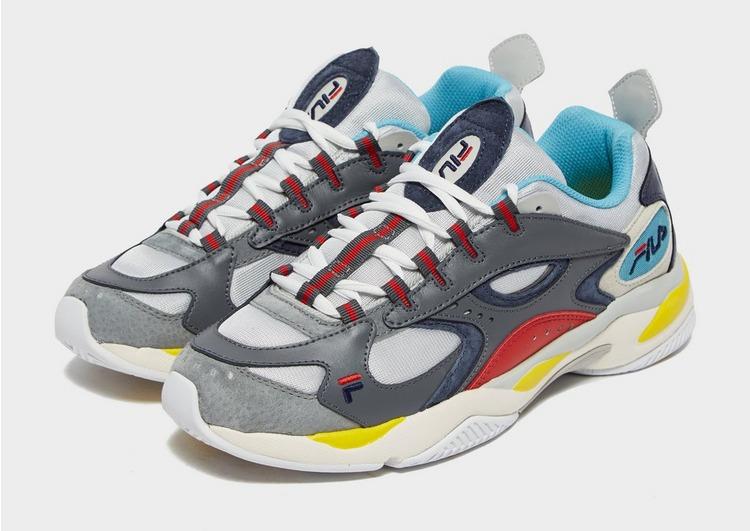 red yellow and blue filas