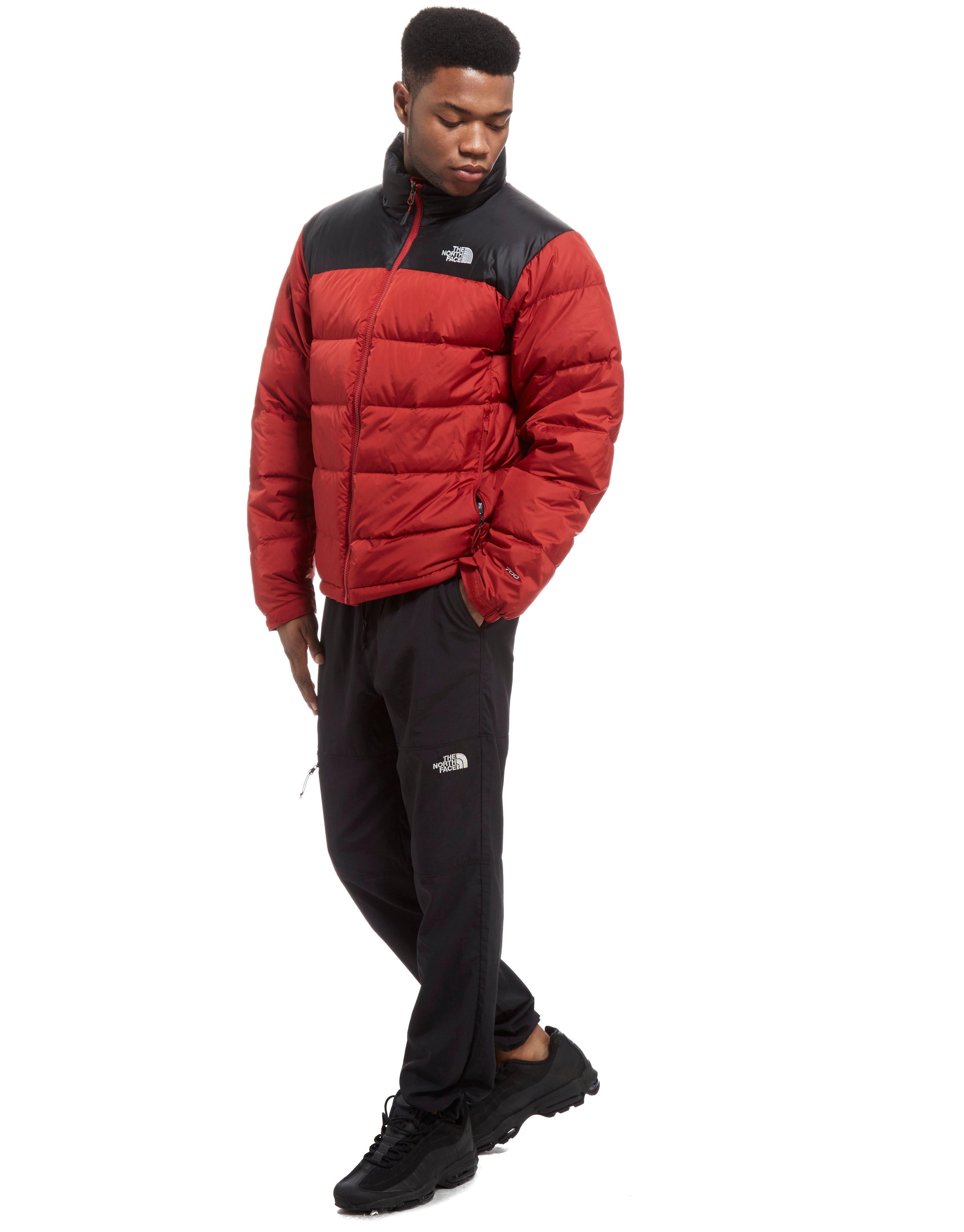 north face nuptse 2 red