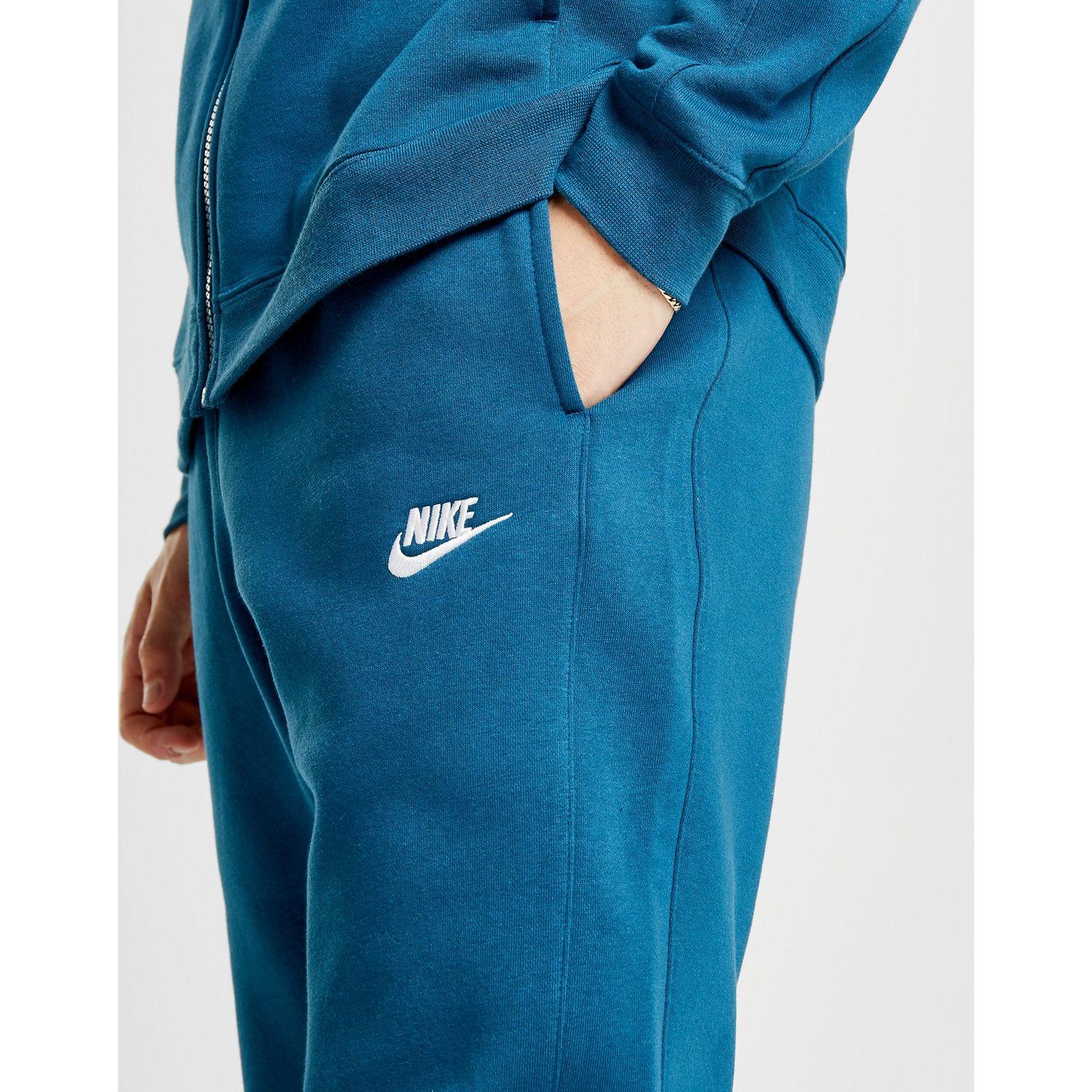 nike league fleece tracksuit blue