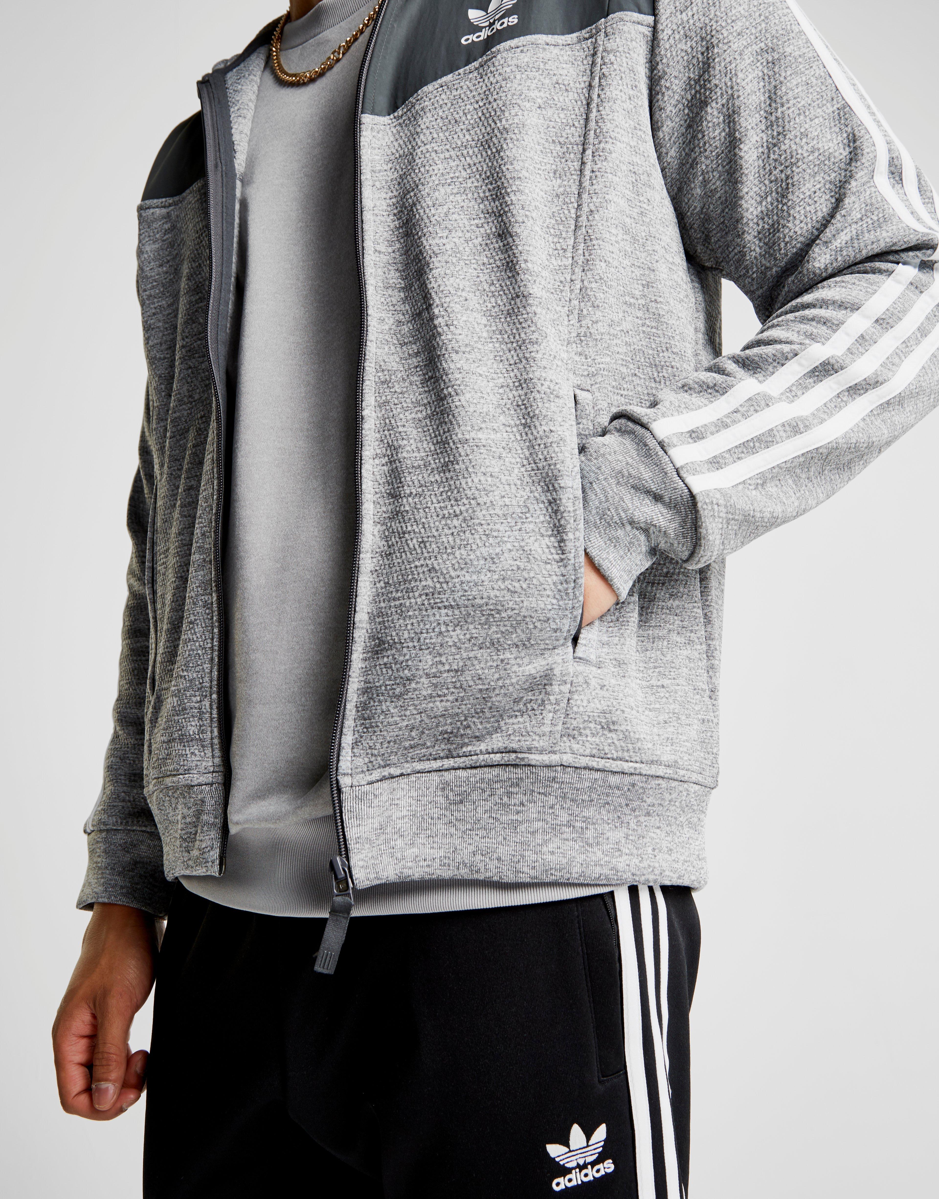 adidas Originals Synthetic Nova Woven Hoodie in Grey (Gray) for Men - Lyst