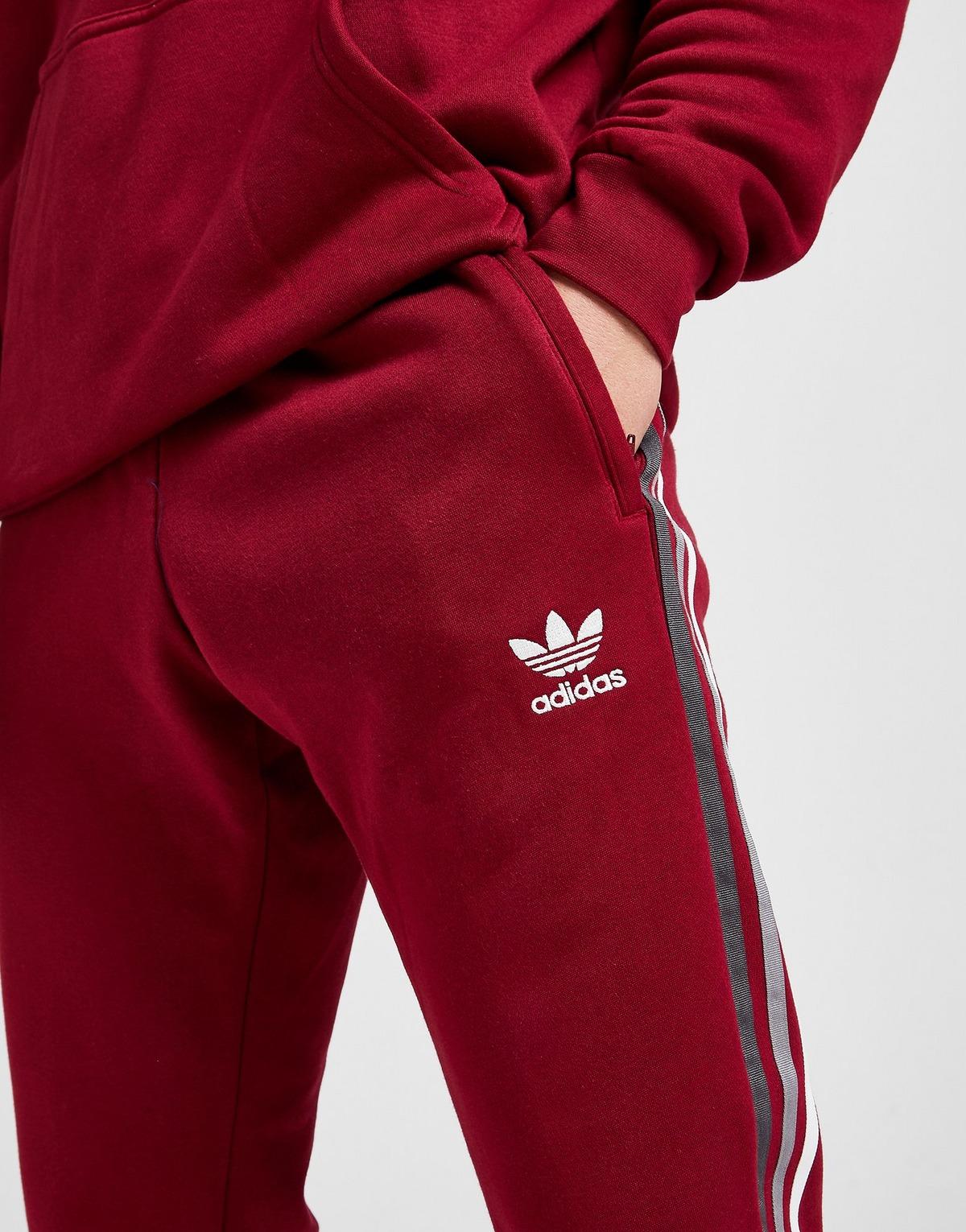 red addidas joggers