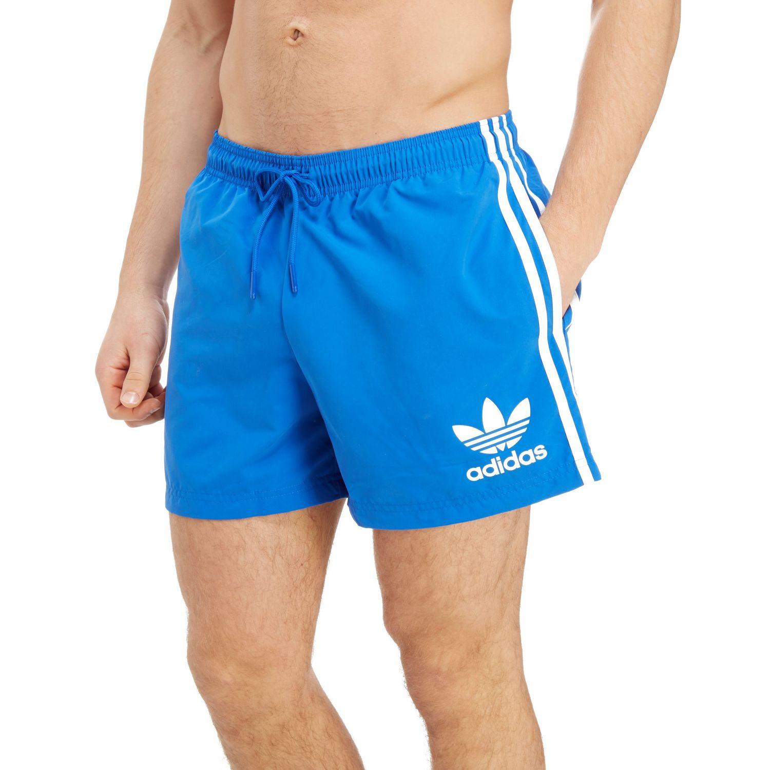 blue adidas swim shorts