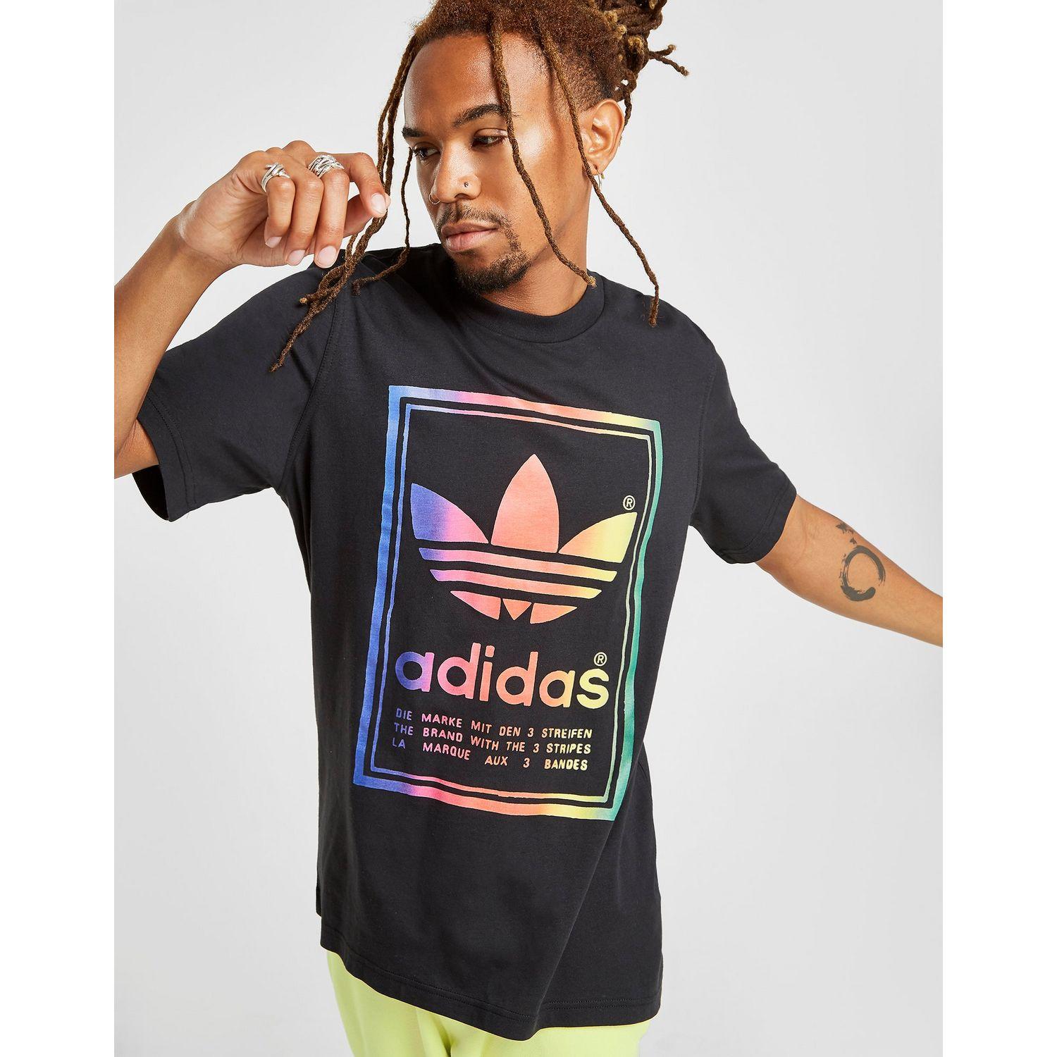 rainbow adidas shirt