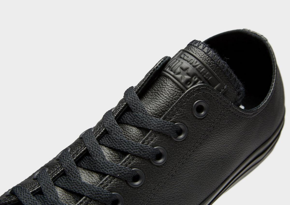 converse all star ox leather black