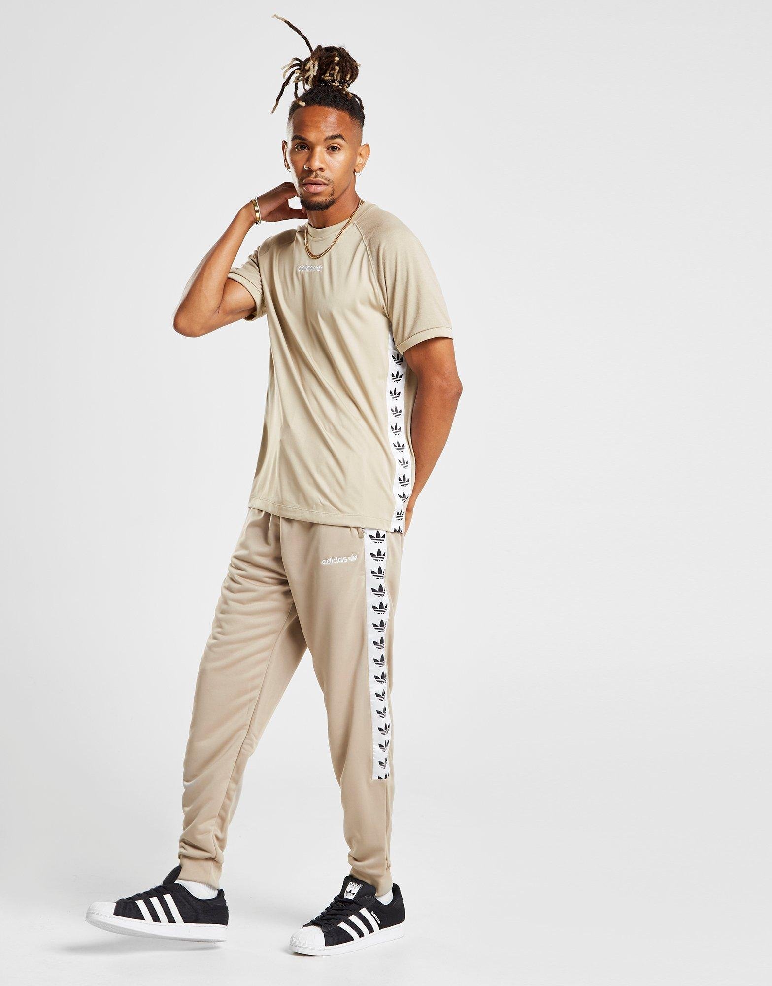 adidas tape poly track pants