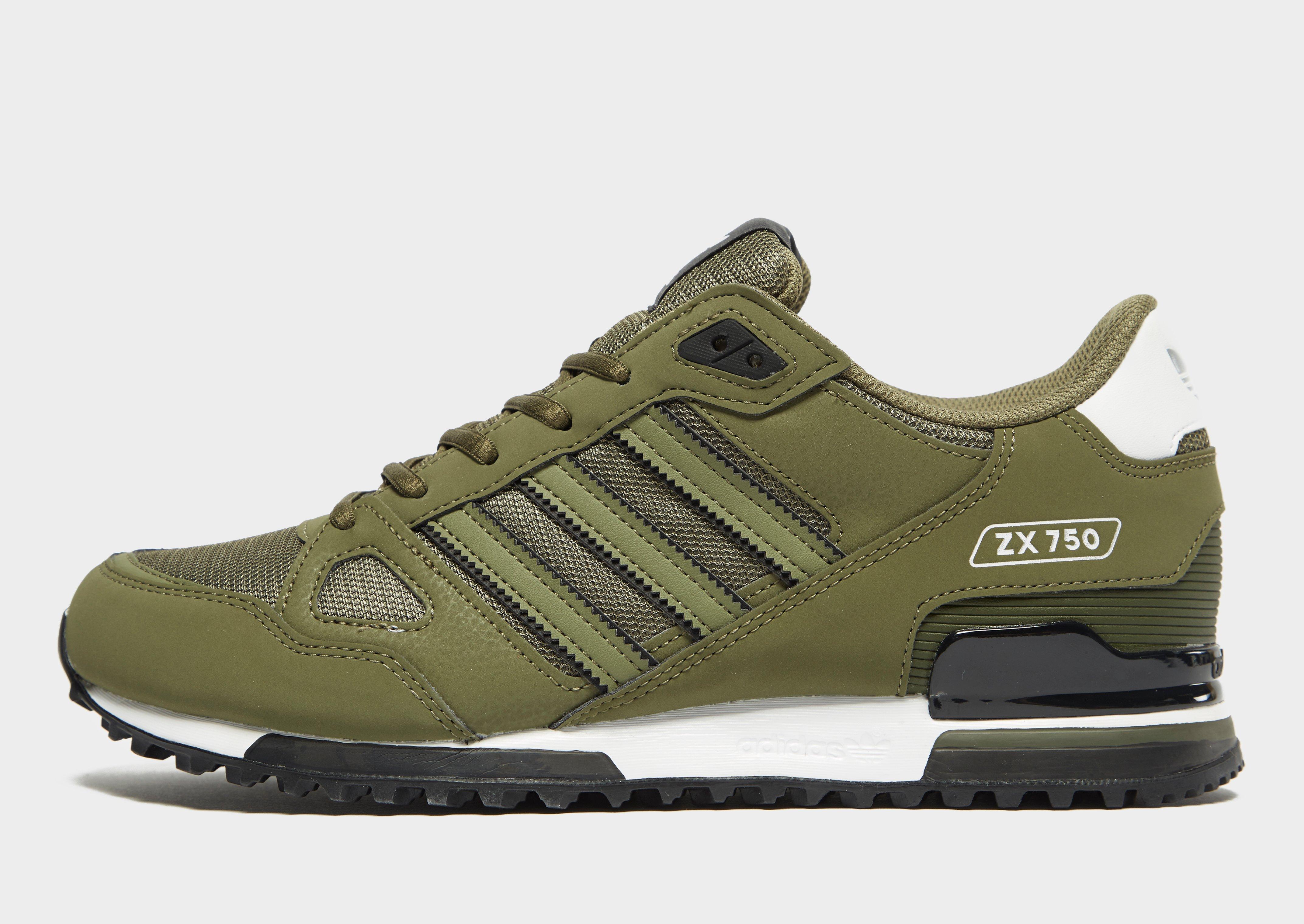 adidas Originals Synthetic Zx 750 in Green/White/Black (Green) for ...