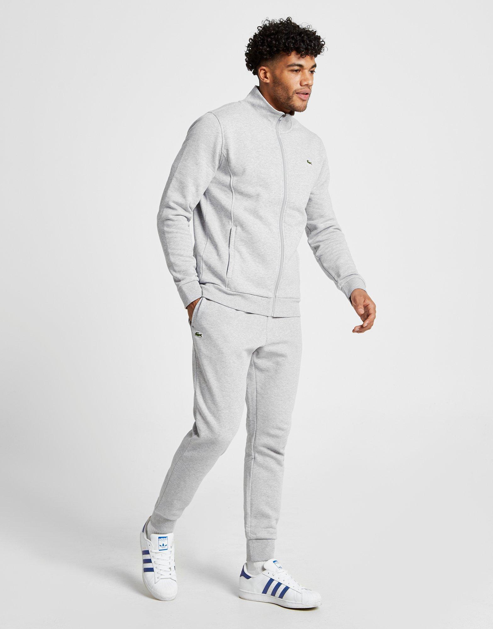 lacoste core fleece track top