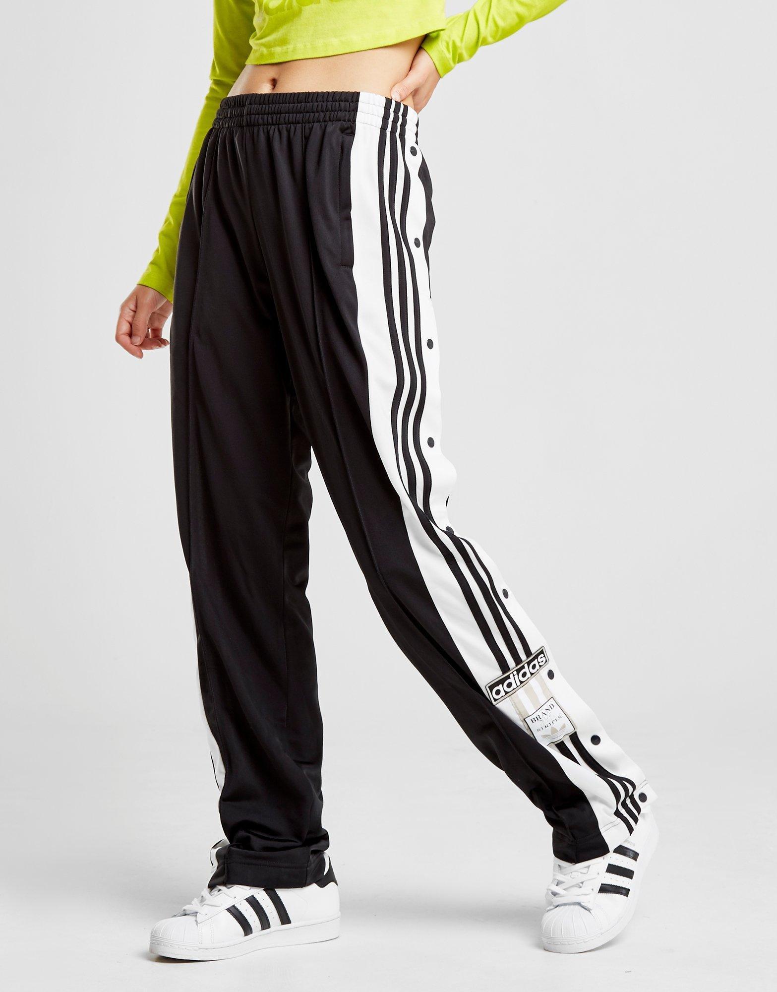 adidas popper pants black