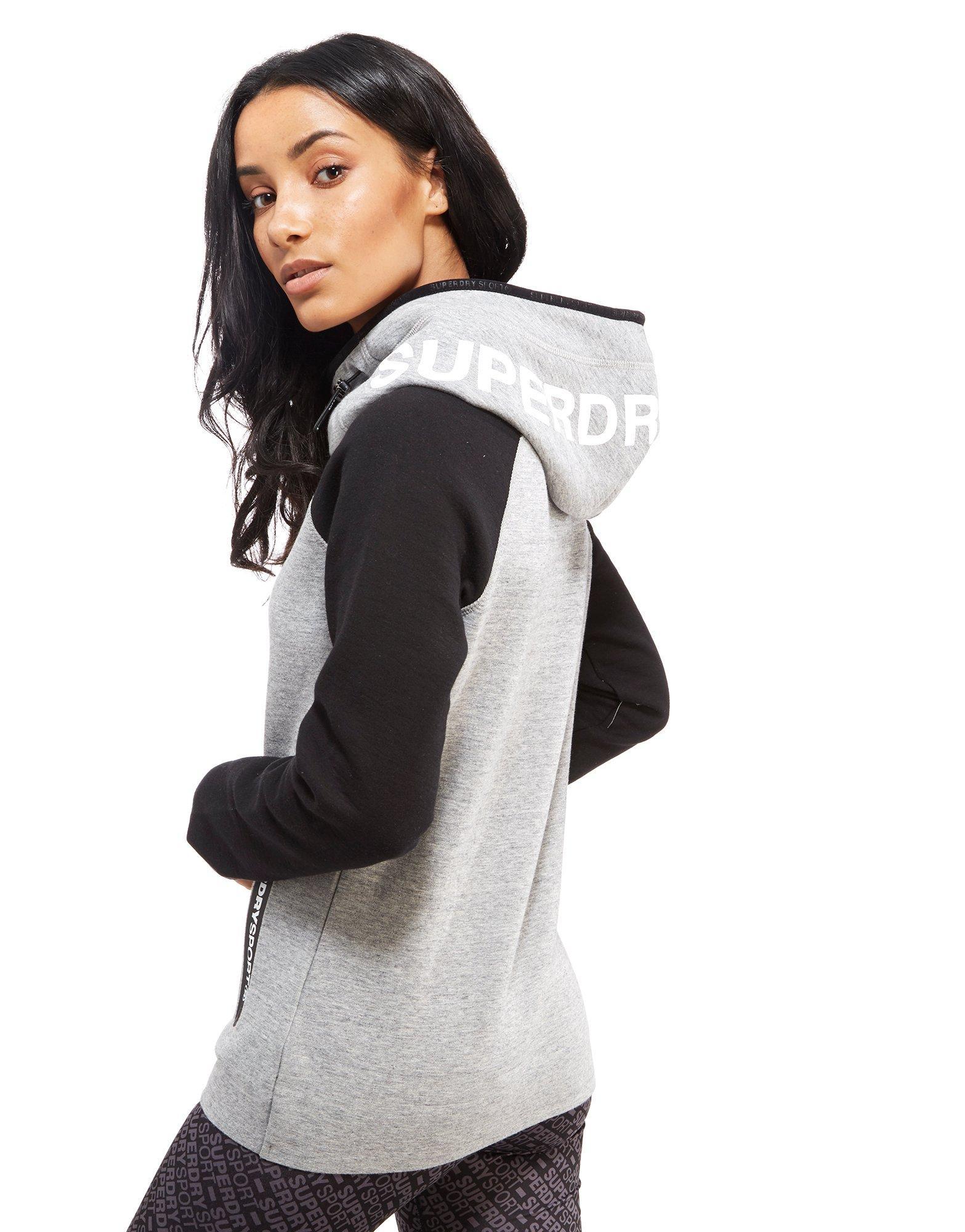 superdry gym tech cowl hoodie