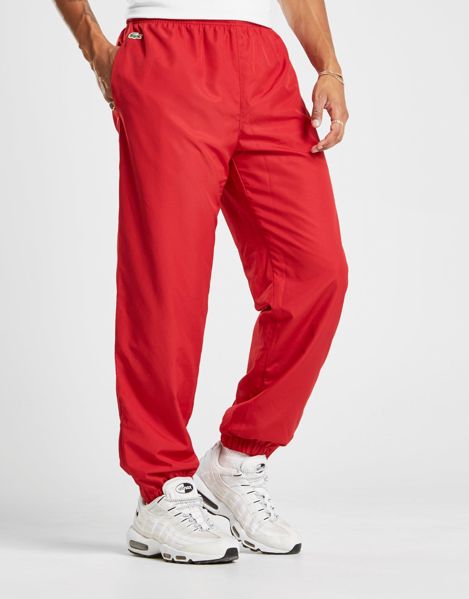 Lacoste Guppy Track Pants in Red for 