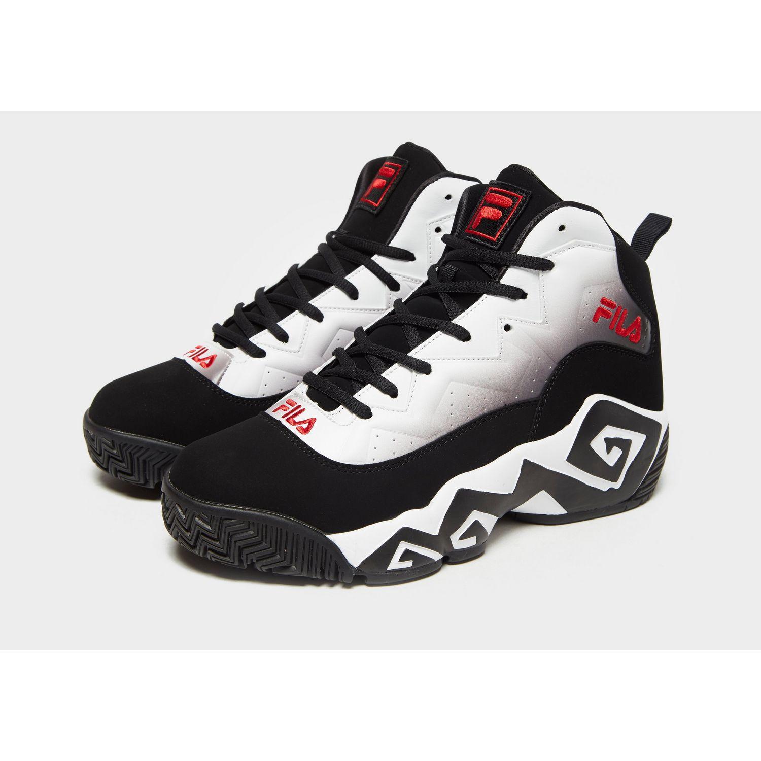 Fila Leather Mb Fade in Black/White/Red (Black) for Men - Lyst