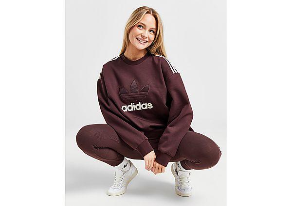 Adidas originals women's shop trefoil crew sweatshirt