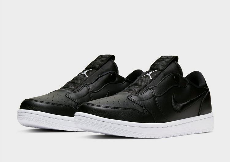 Nike Air Jordan 1 Retro Low Slip Shoe in Black/Black/White (Black ...