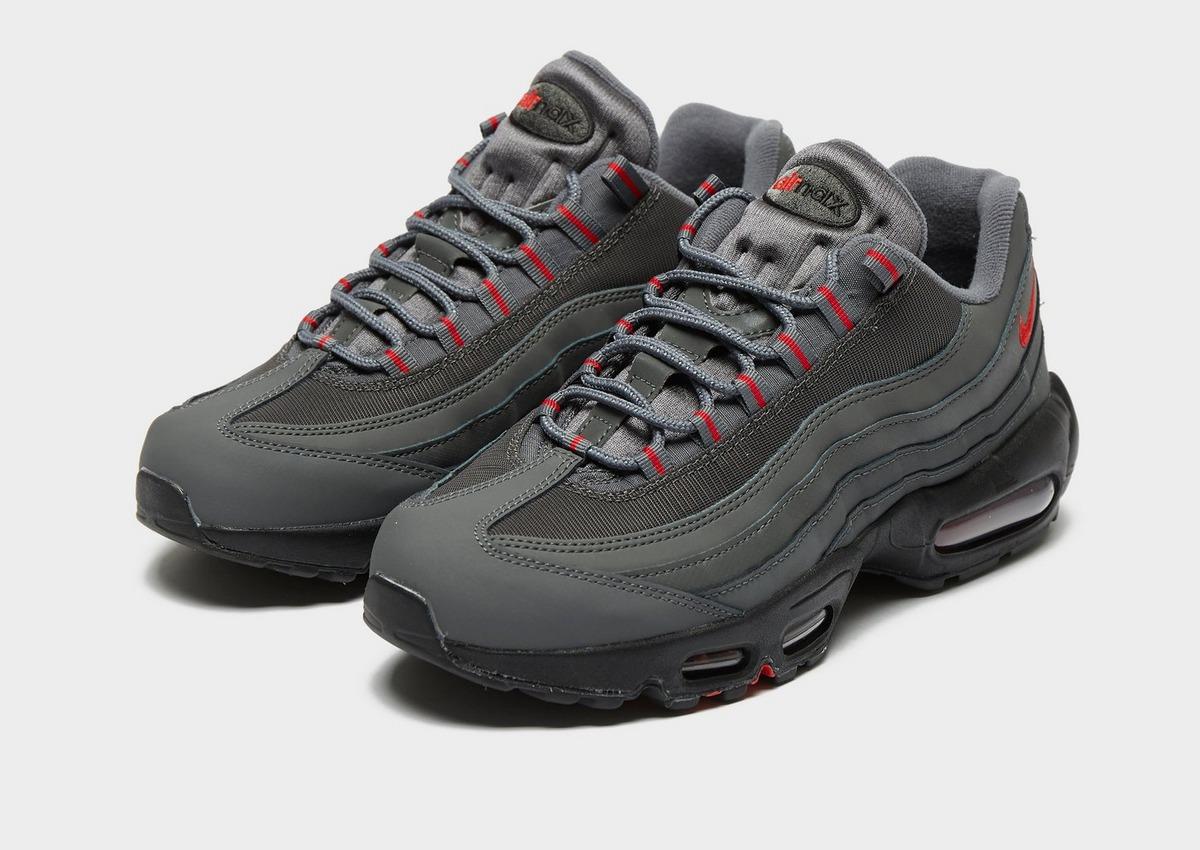 red and gray air max 95