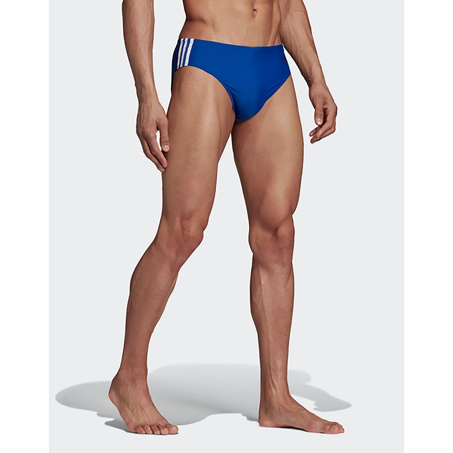 adidas Originals Synthetic Fitness 3stripes Swim Trunks in Blue for