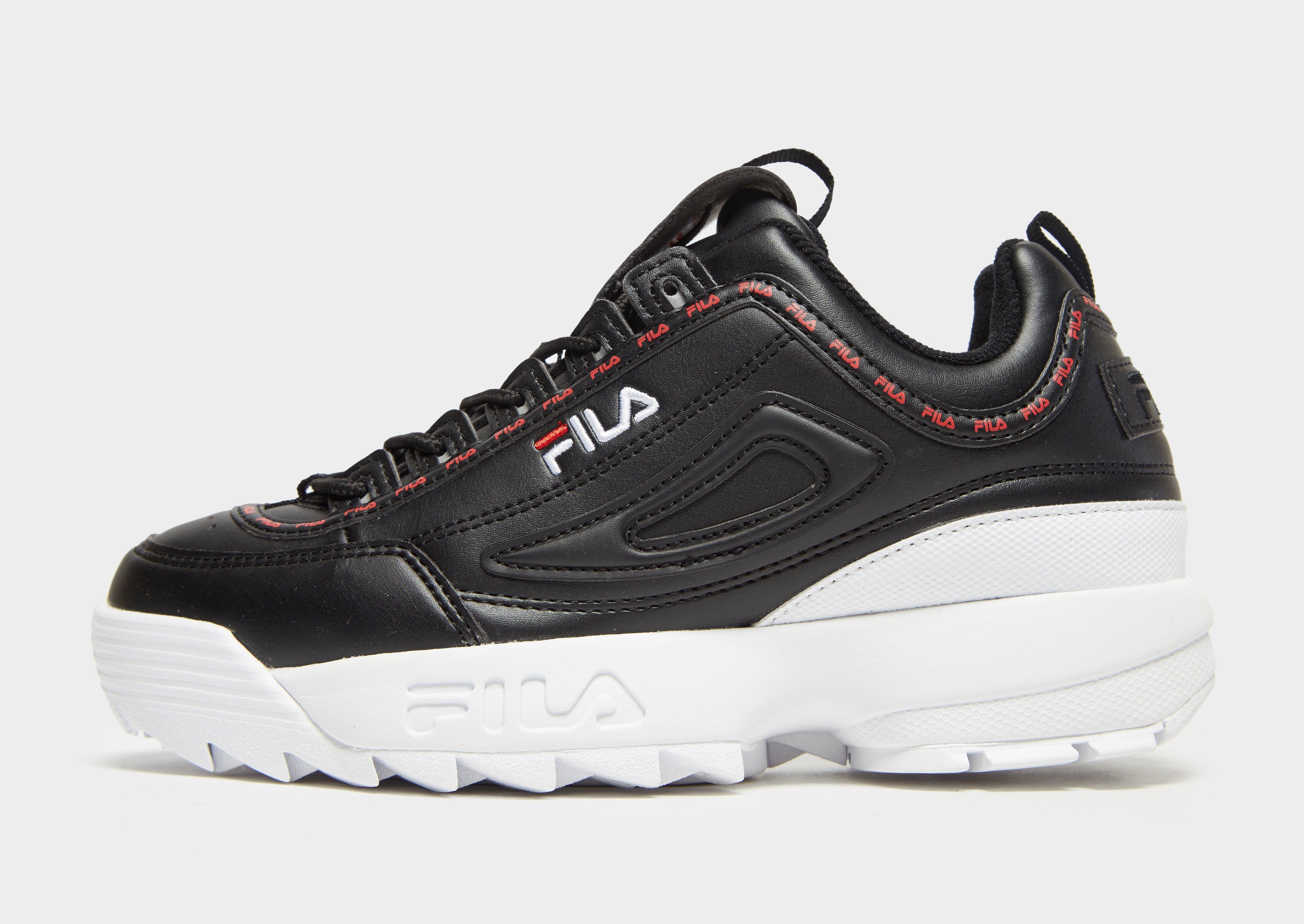 fila disruptor black velvet