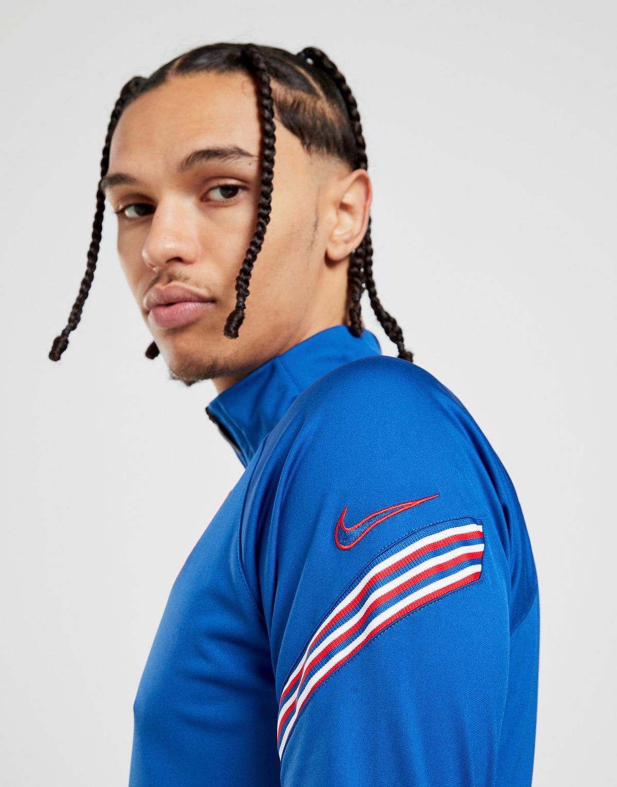 Nike Synthetic England Strike Track Jacket in Blue for Men - Lyst