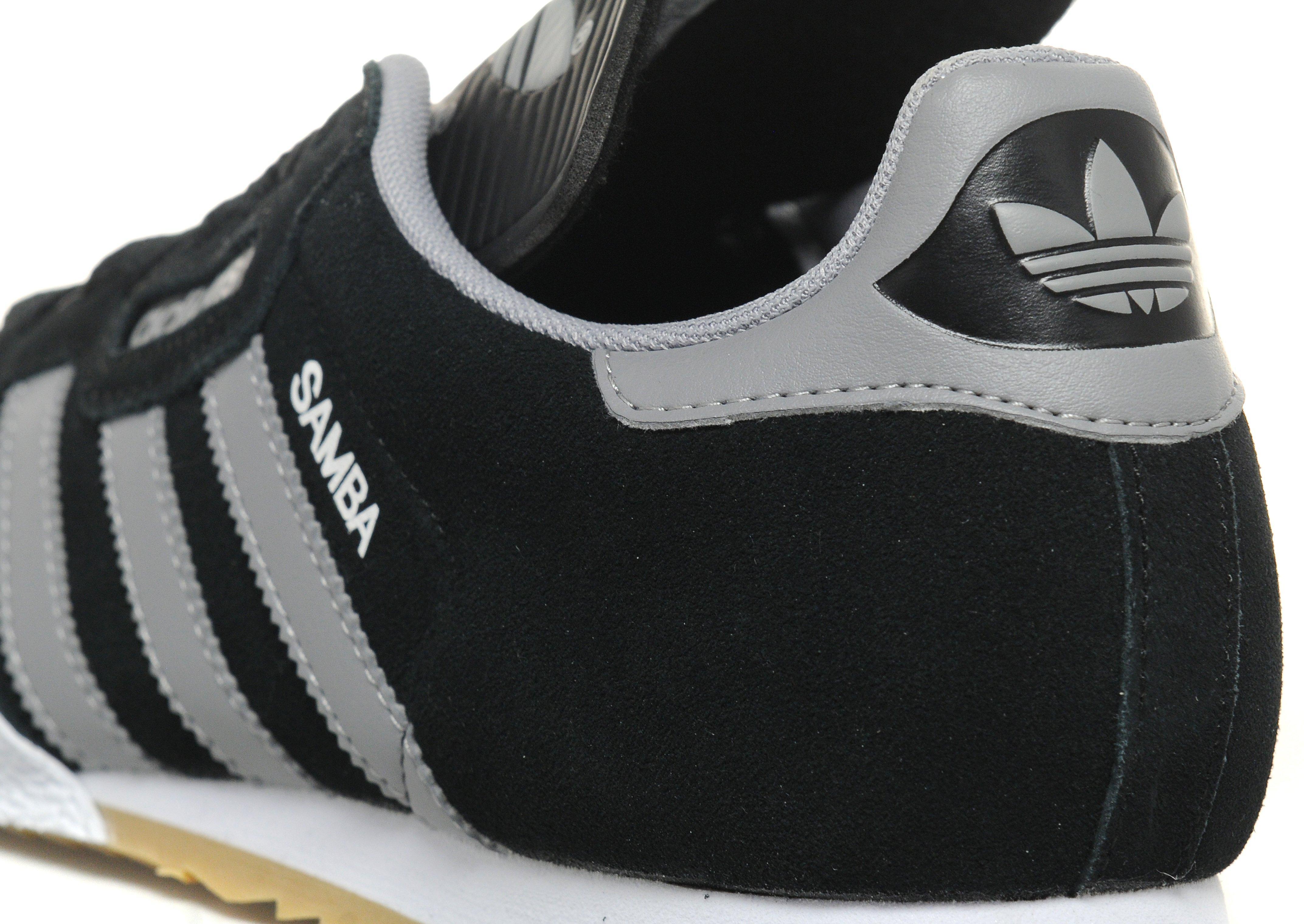 adidas samba black grey