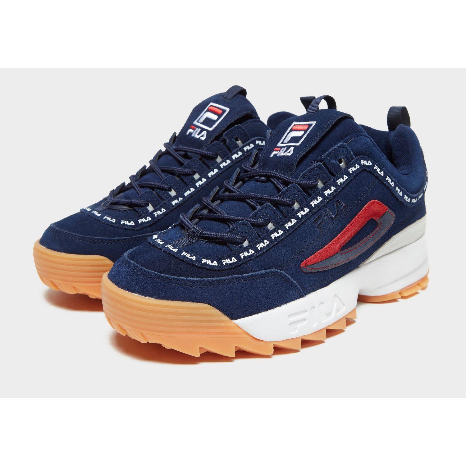 fila disruptor dark blue