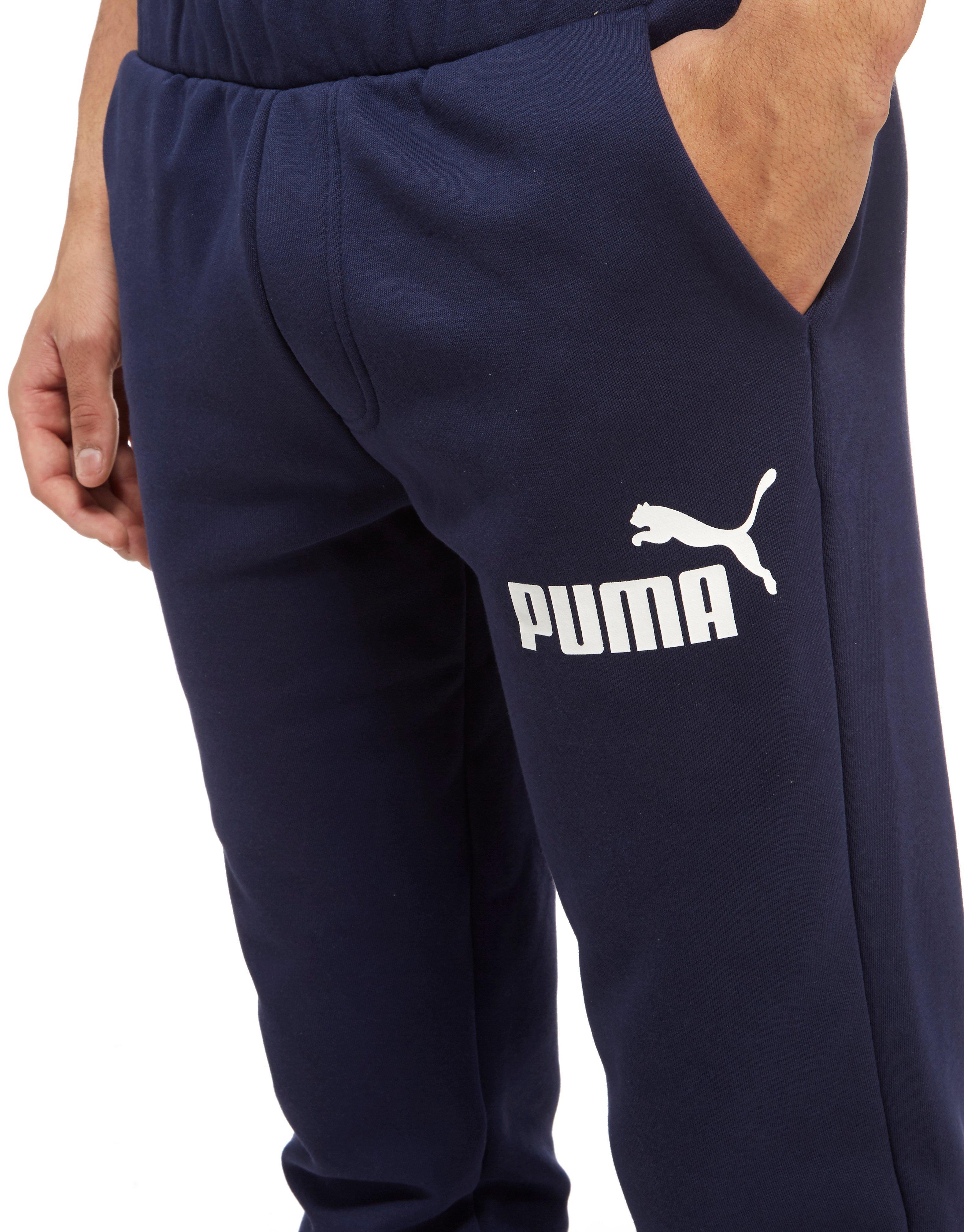 PUMA Cotton Core Logo Pants in Navy 
