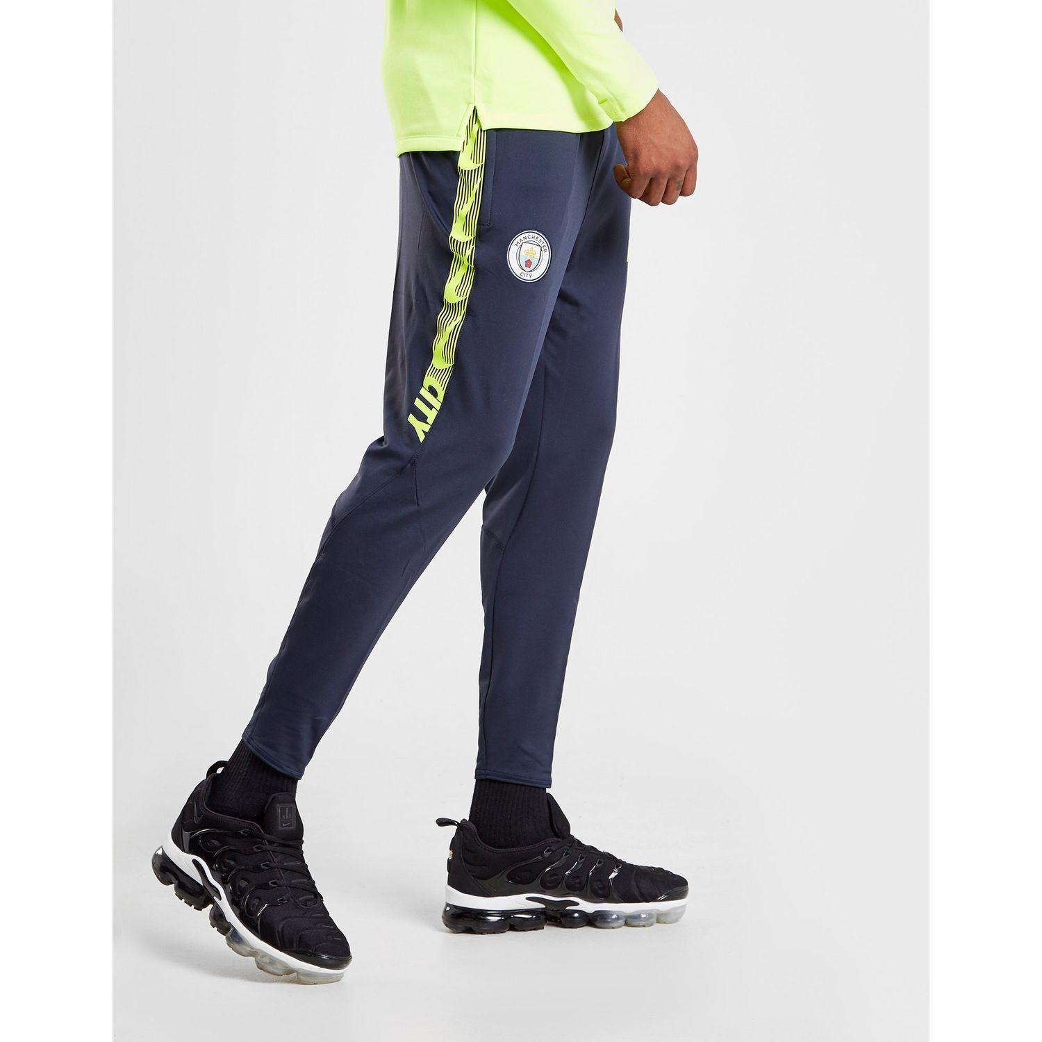Nike Synthetic Manchester City Fc Dri-fit Squad Men's Football Pants in  Navy/Green (Blue) for Men - Lyst