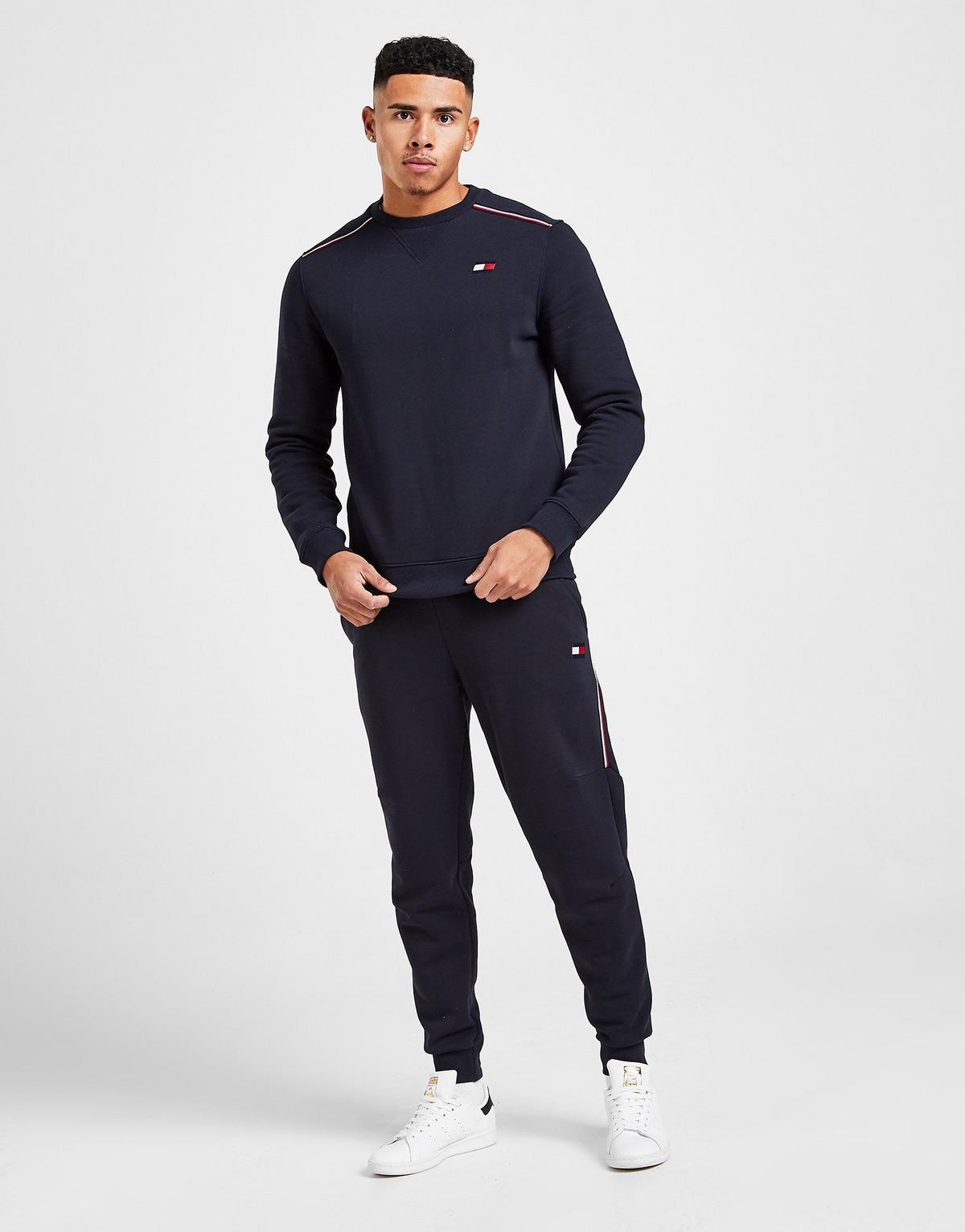 Tommy hilfiger tri tape sweatshirt hotsell