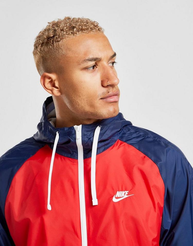 nike tracksuit blue white and red