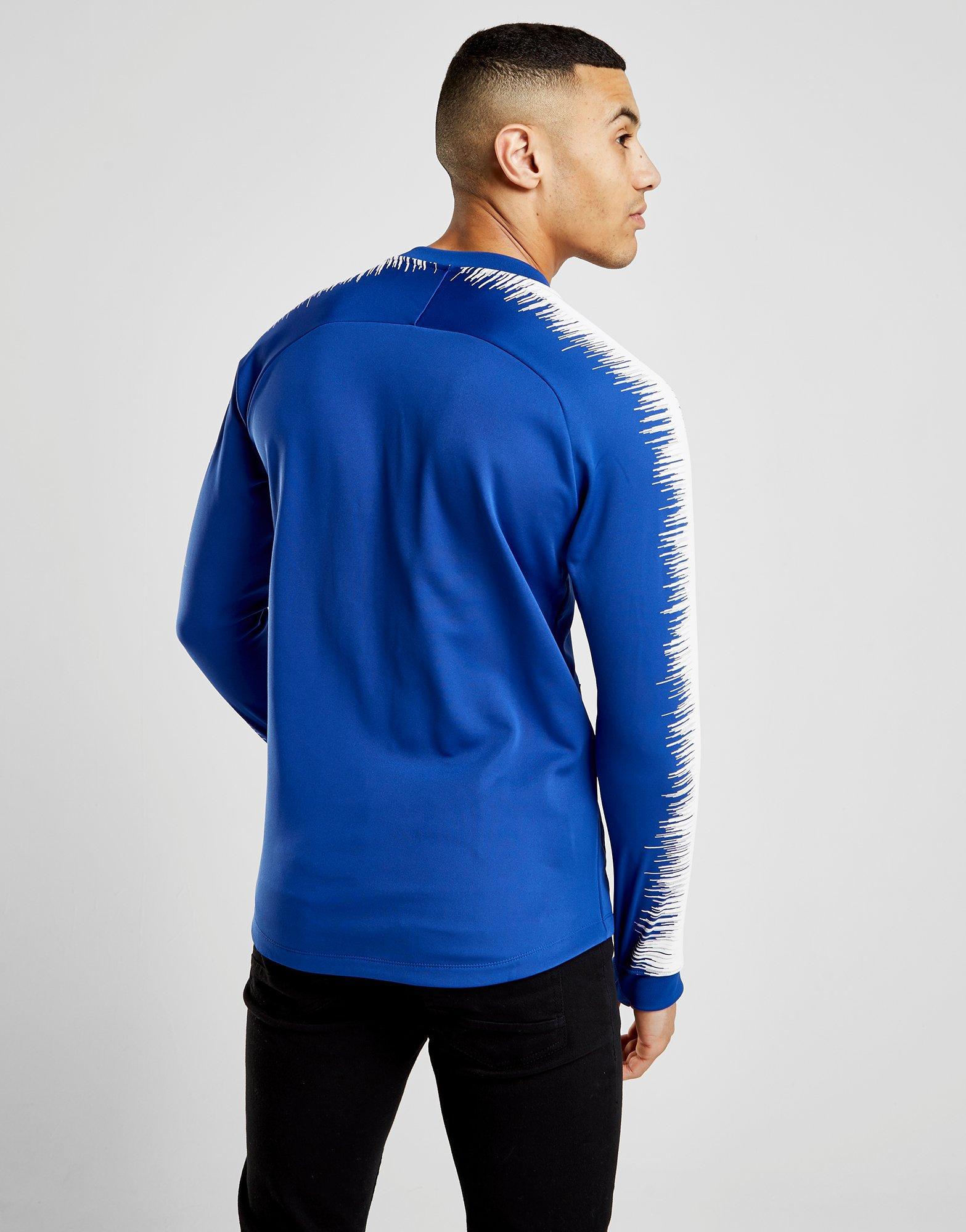 Nike Synthetic Chelsea Fc 2018/19 Anthem Jacket in Blue ...