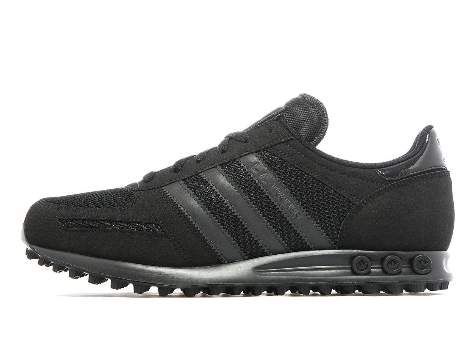 adidas Originals Suede La Trainer in Black for Men - Lyst