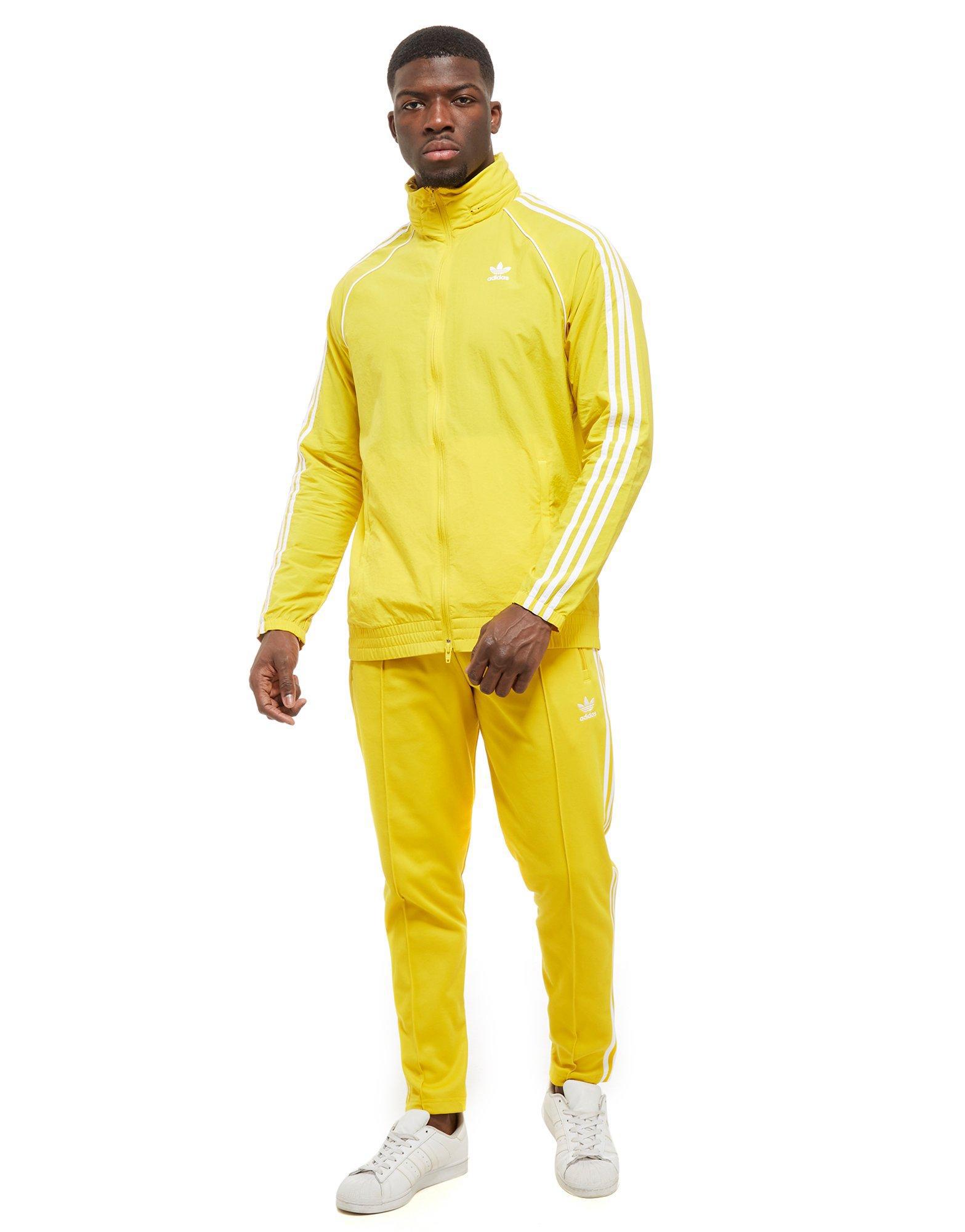 adidas yellow suit