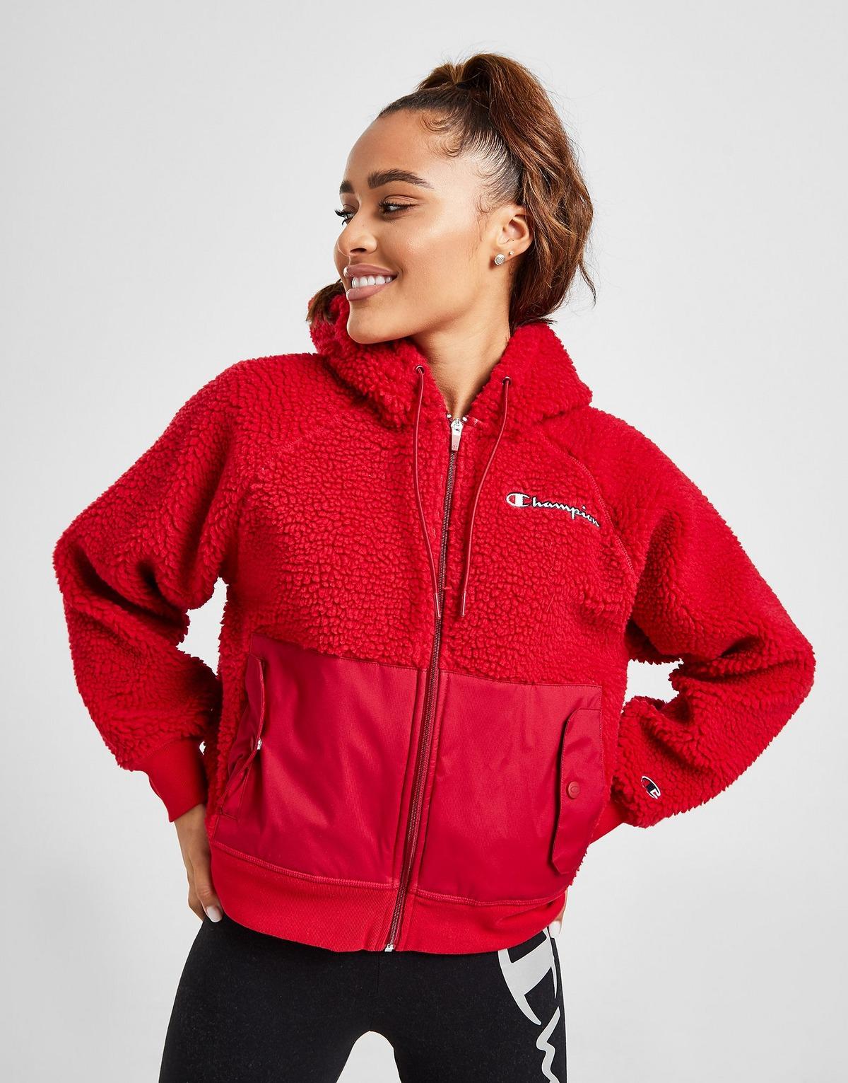 Champion borg panel full zip jacket deals