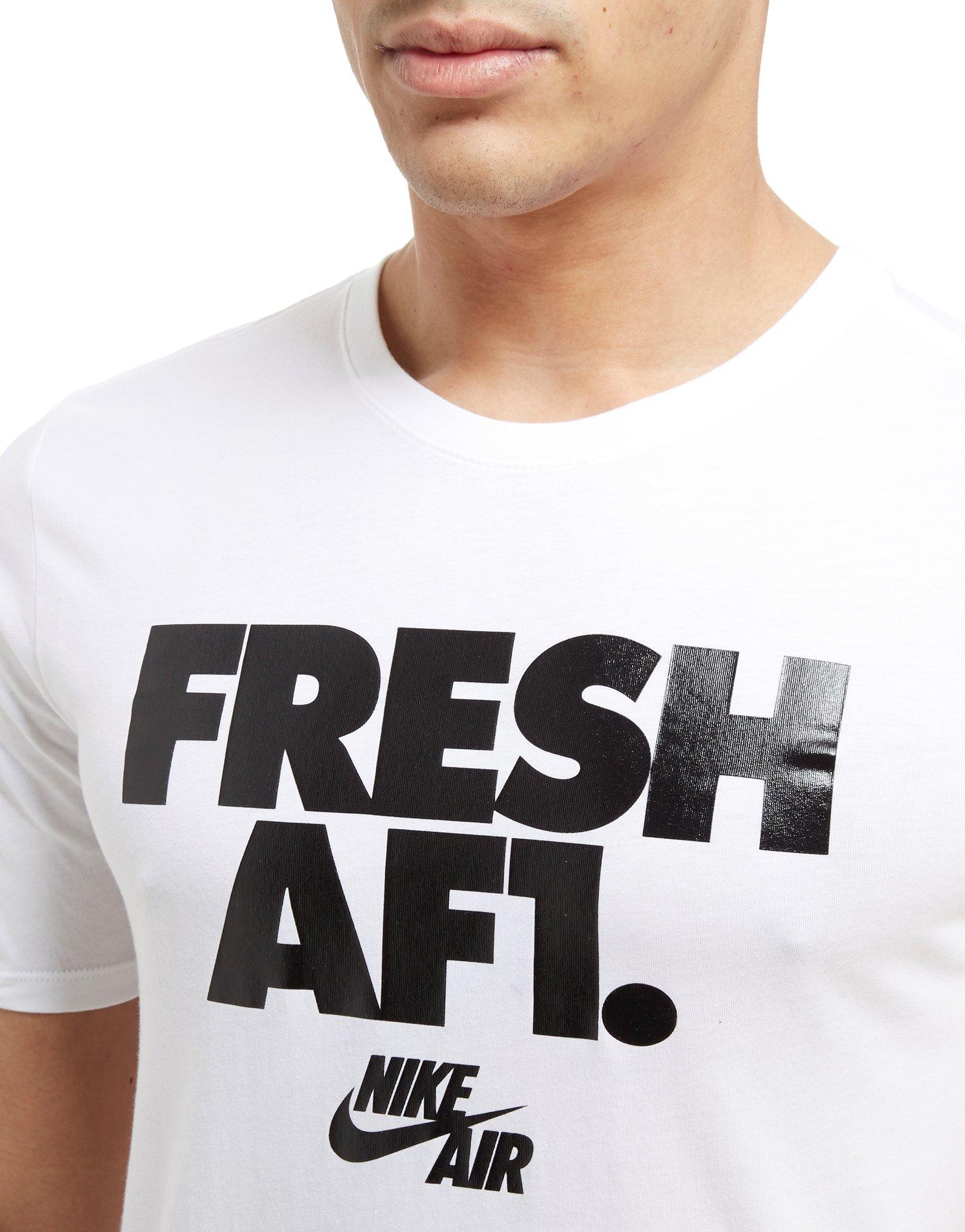 fresh af1 shirt