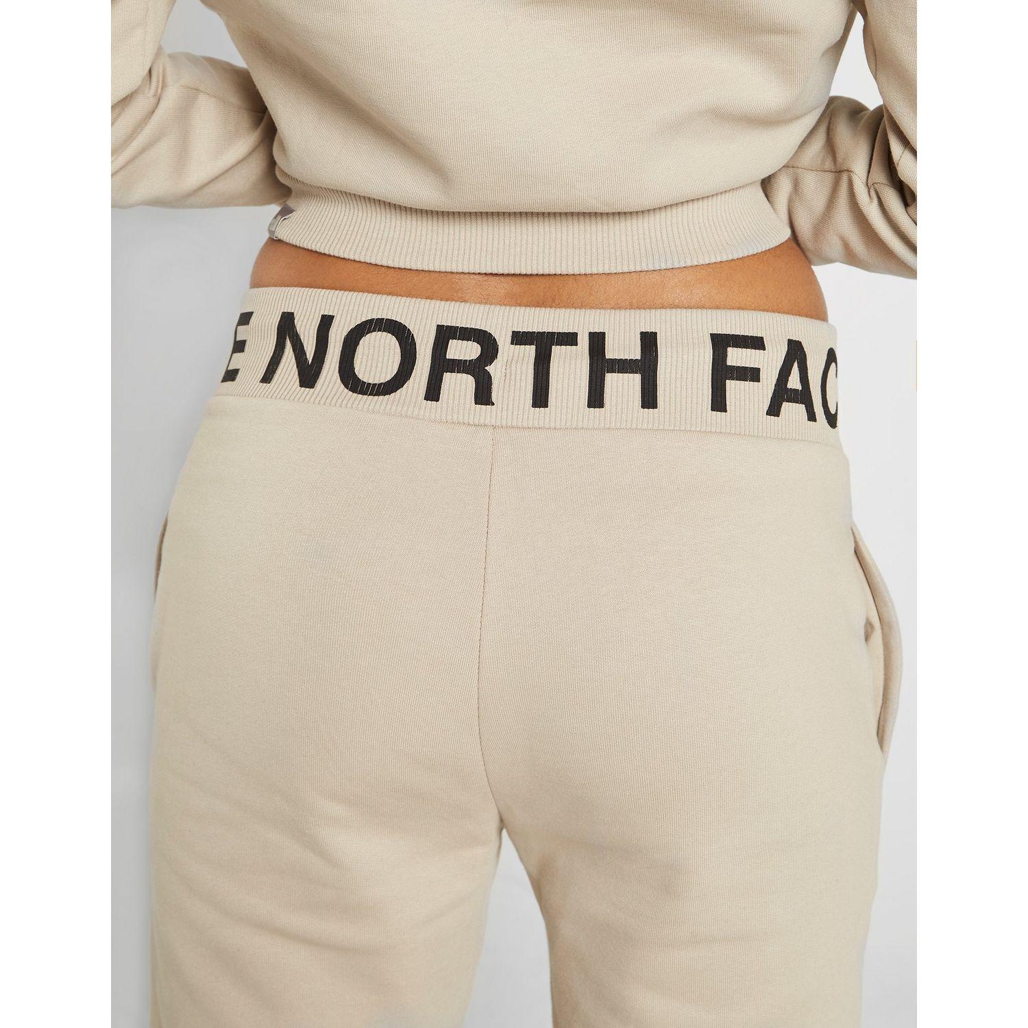 north face ribbed logo pants