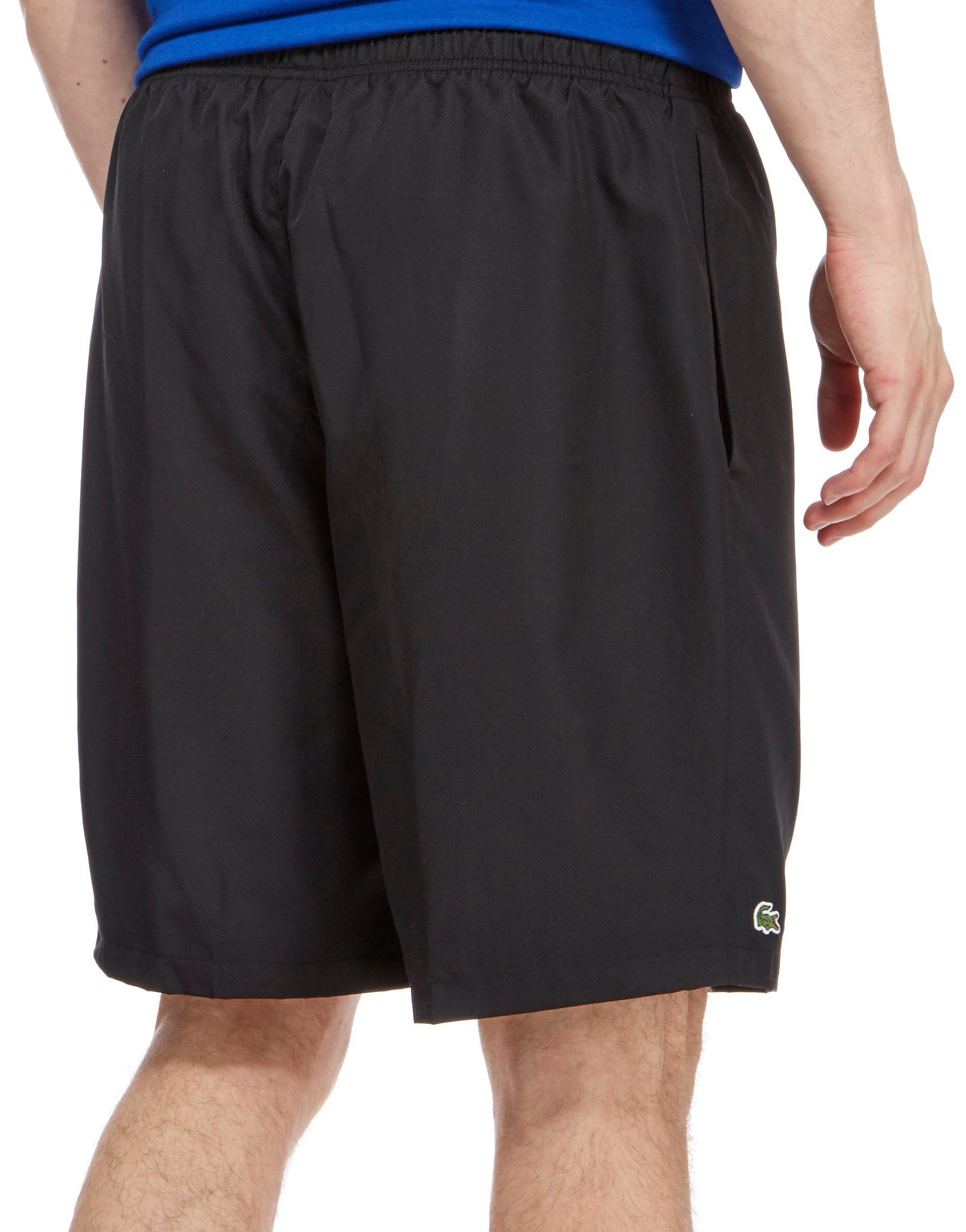 Lacoste Cotton Quartier Shorts in Black for Men Lyst