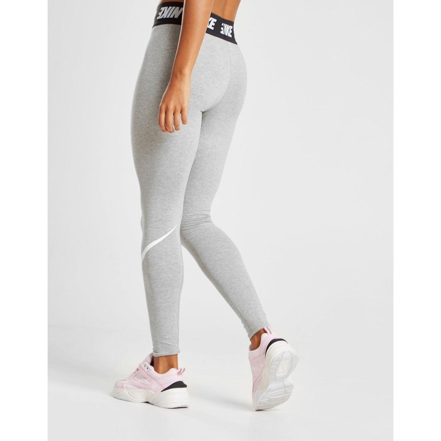 nike high waisted swoosh leggings
