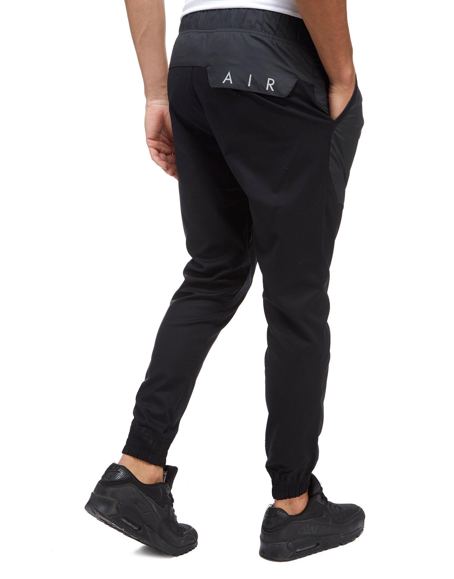  Nike  Cotton Air Hybrid Jogging  Pants  in Black for Men  Lyst