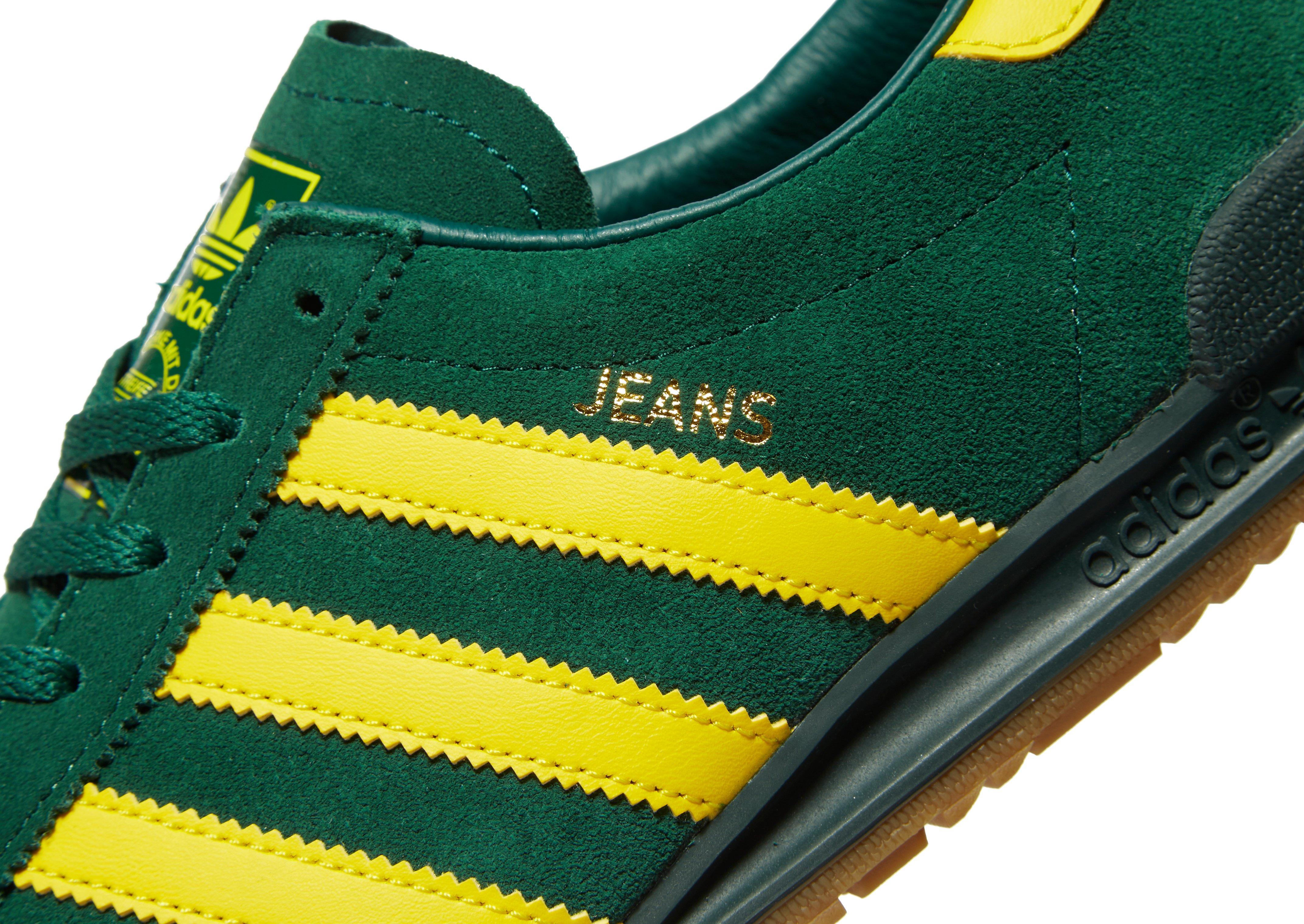 adidas jeans green yellow