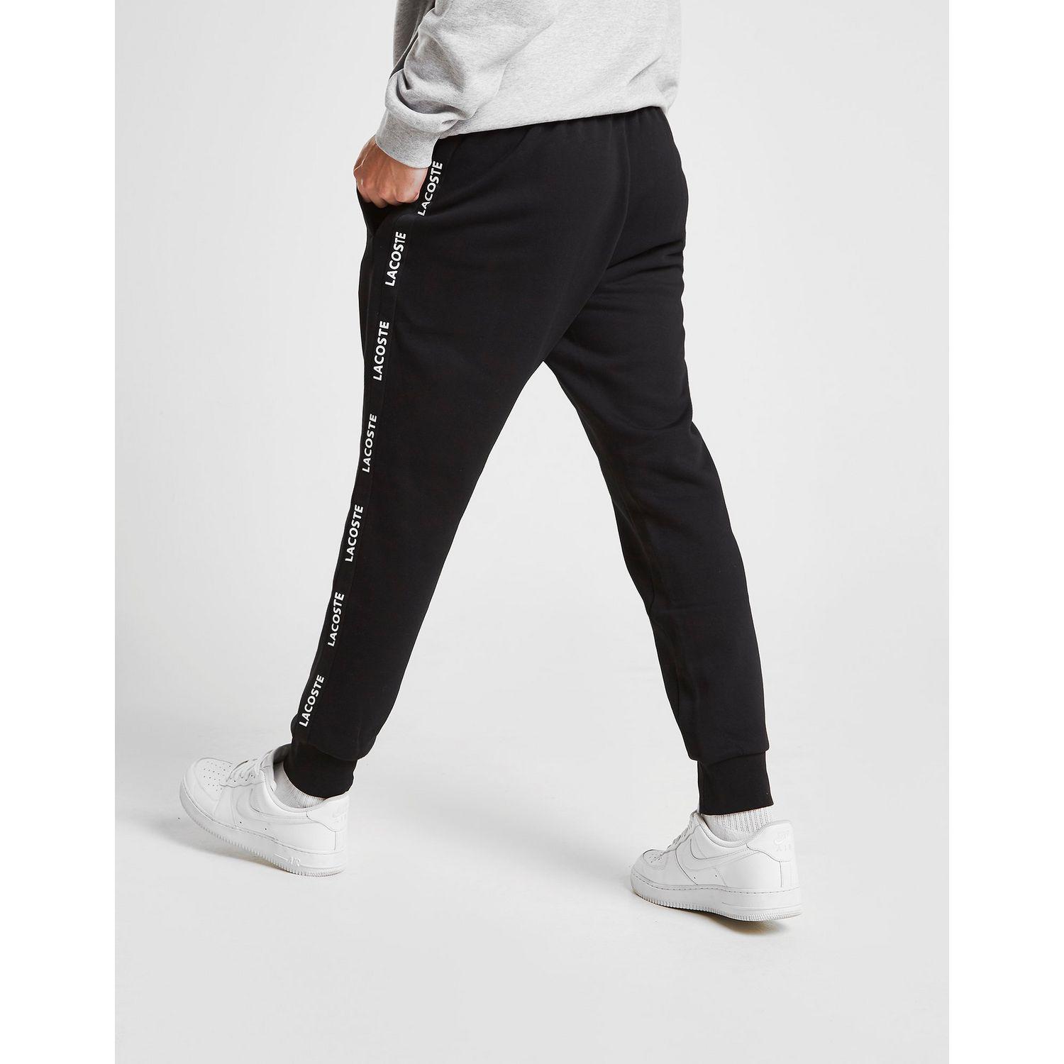 lacoste white track pants