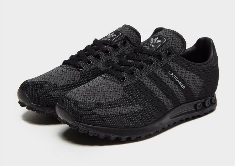 adidas Originals Synthetic La Trainer Woven in Black/Grey ... adidas Originals Synthetic La Trainer Woven in Black/Grey ...