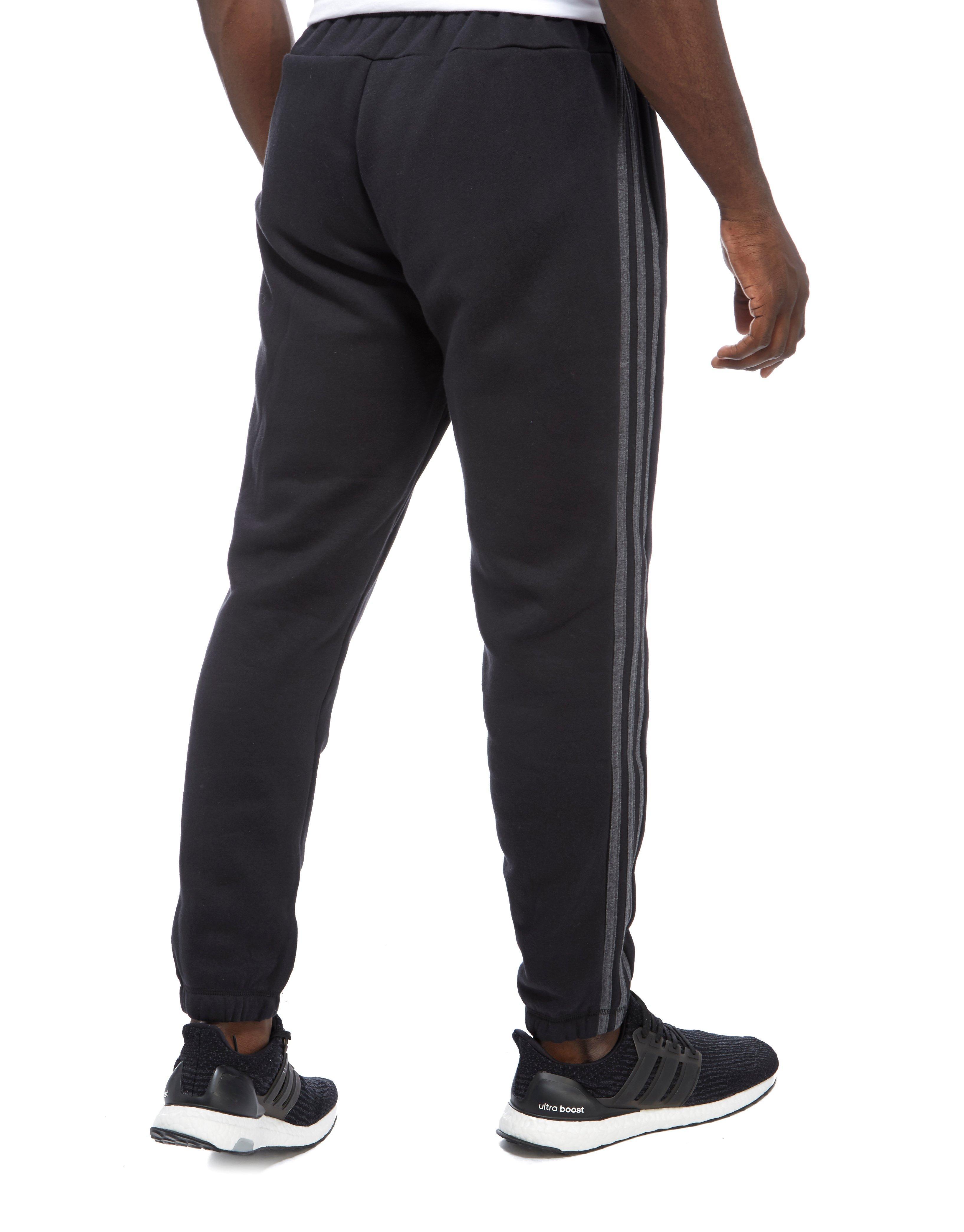 adidas black with grey stripes