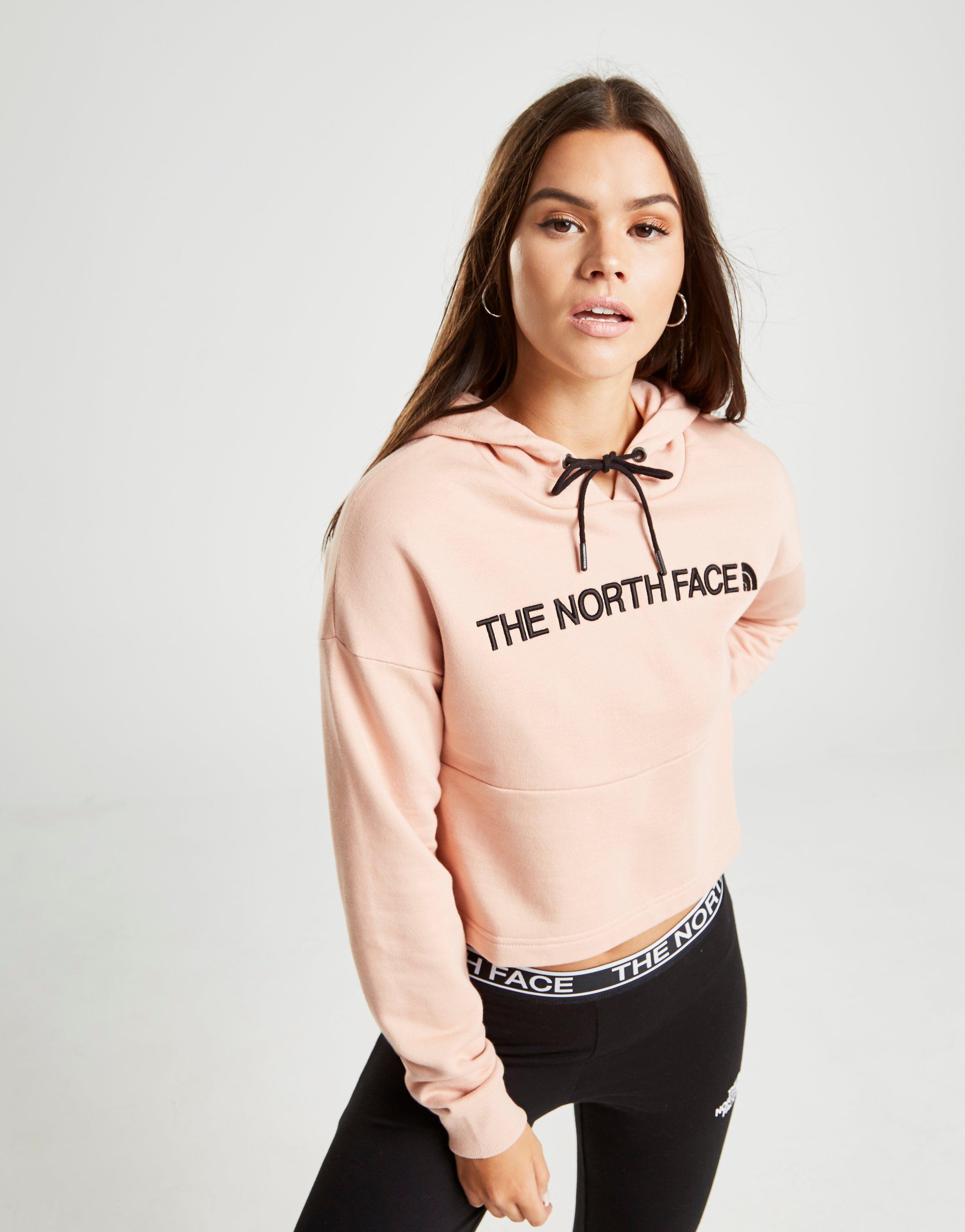 the north face cropped hoodie