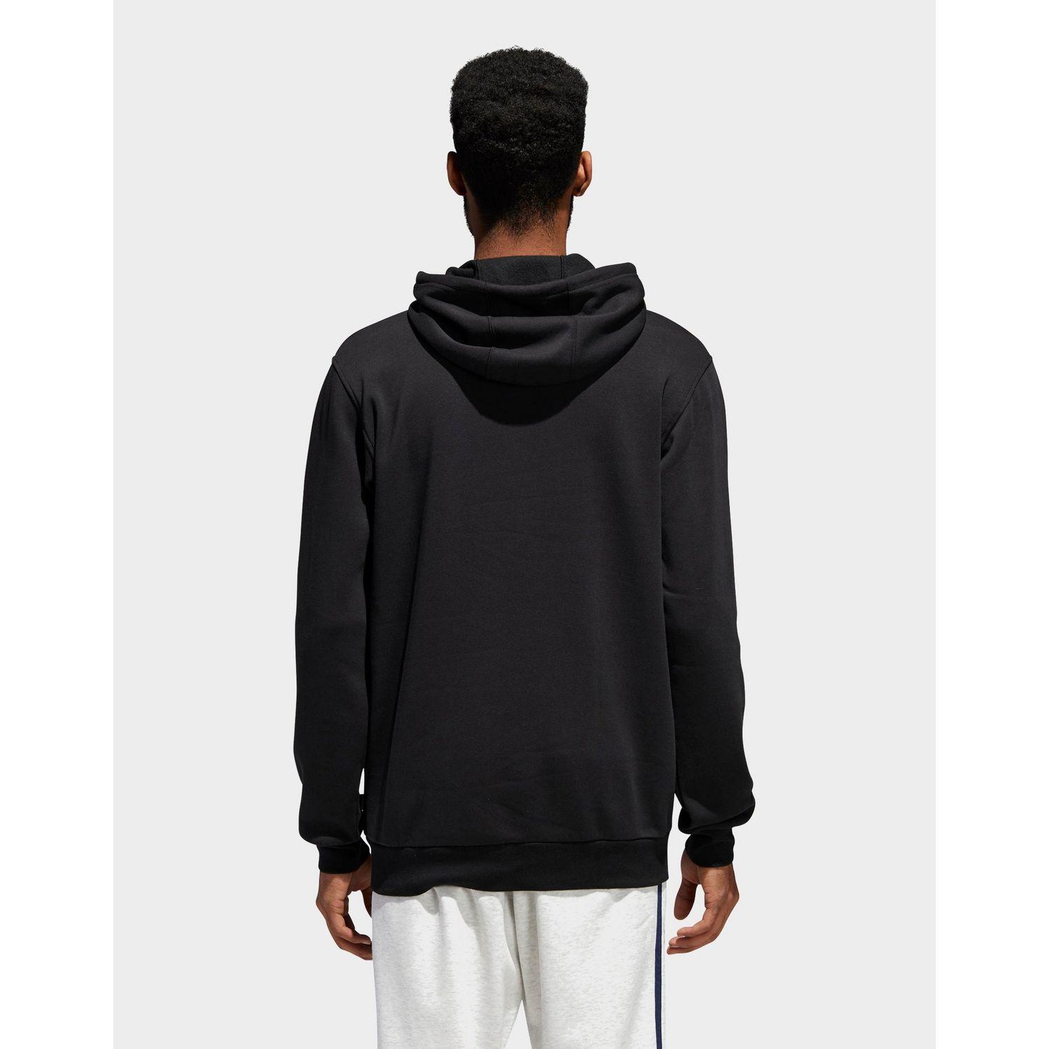 trefoil solid hoodie