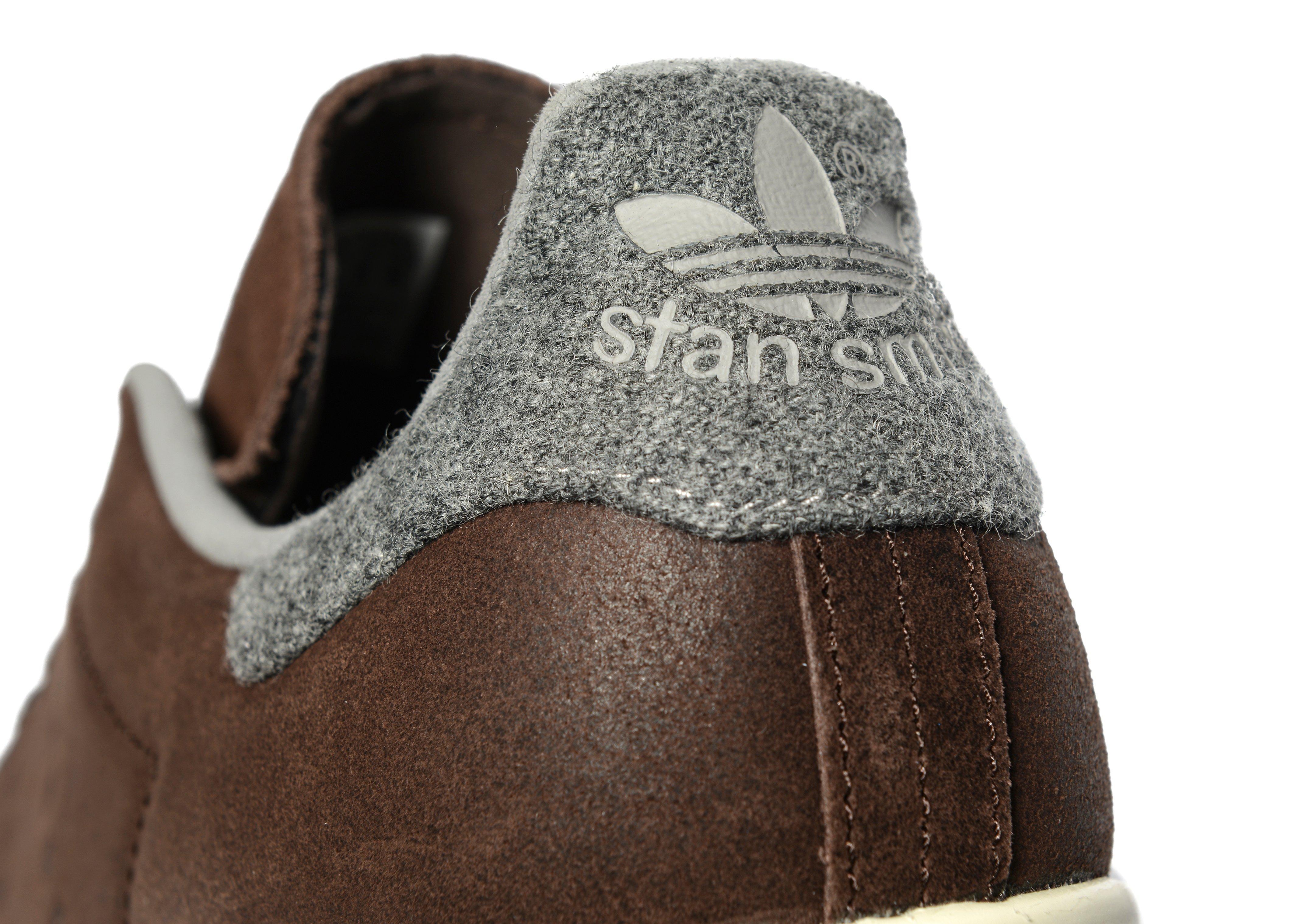 adidas Originals Leather Stan Smith Winter in Dark Brown (Brown) for Men -  Lyst