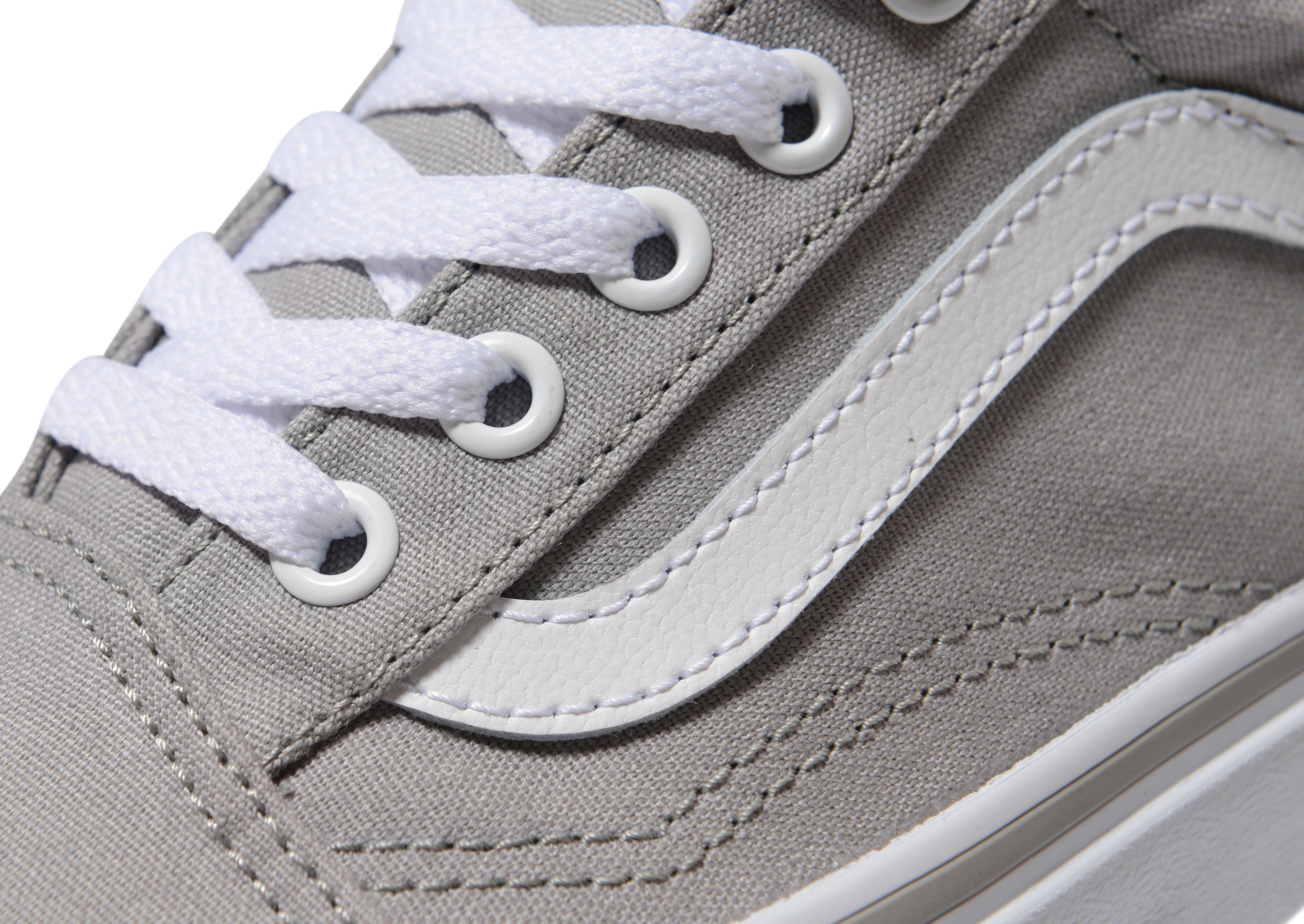 vans grey canvas shoes