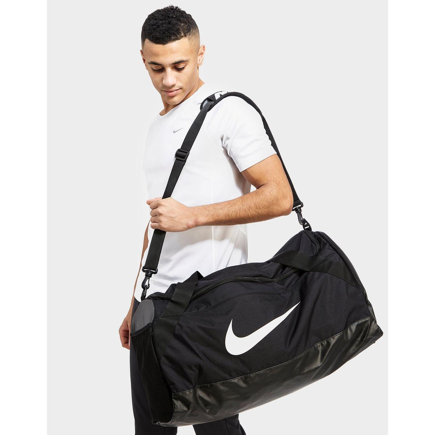 black nike duffel bag large
