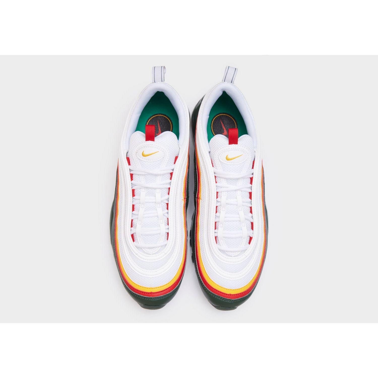 air max 97 white green red yellow