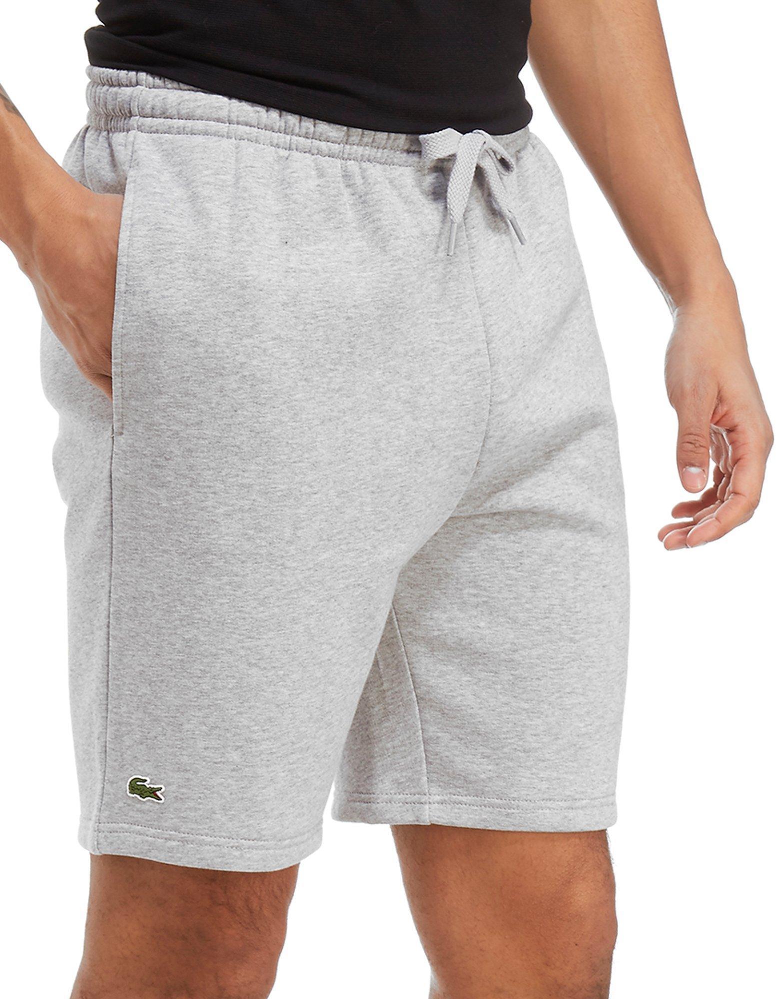 lacoste fleece core shorts